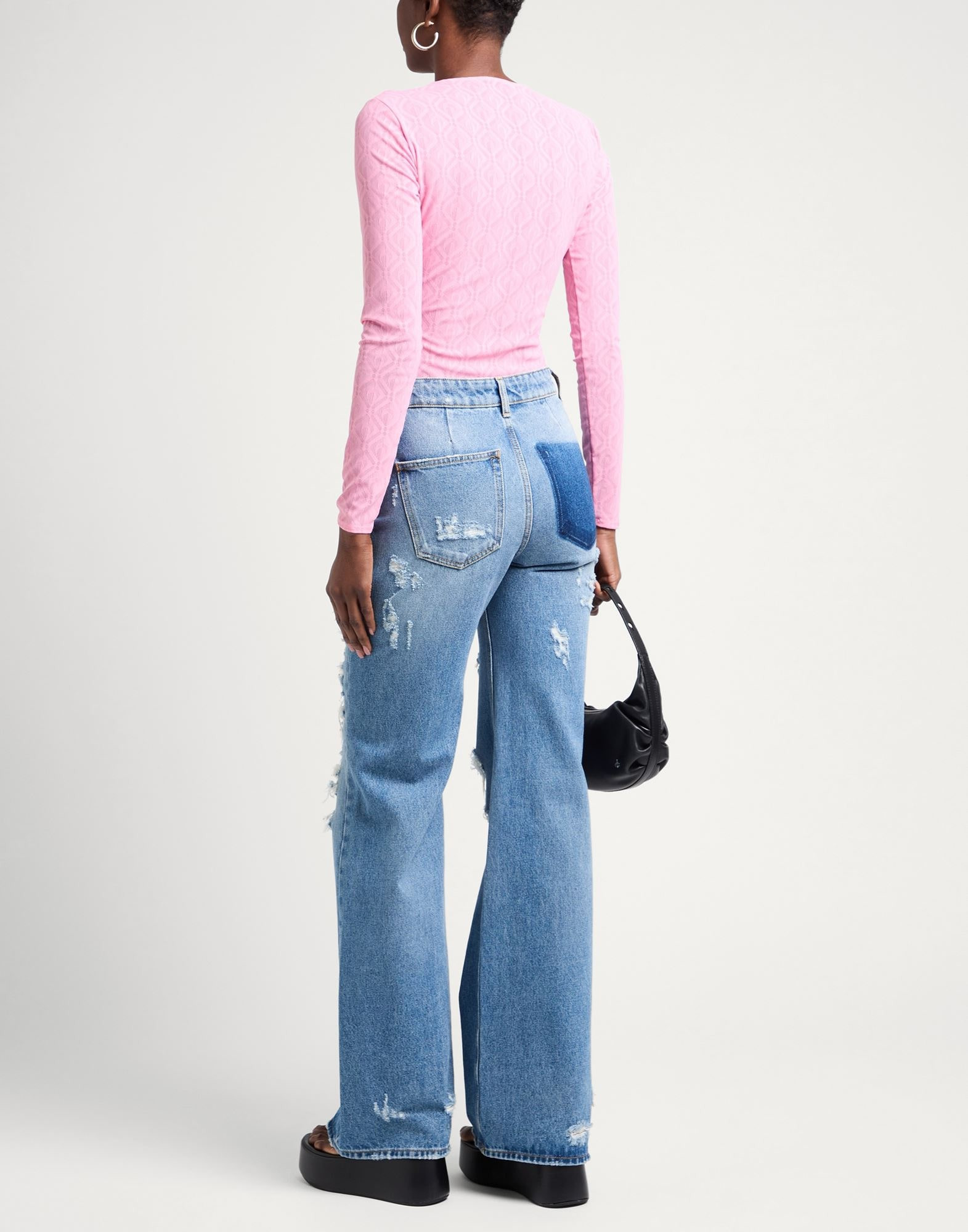 Blue Women's Bootcut Jeans - 3