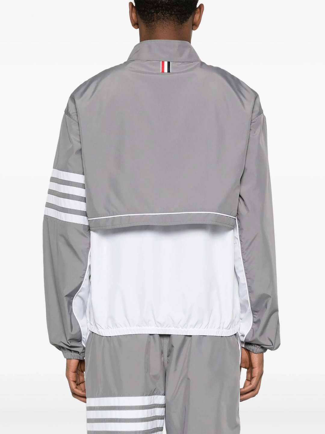 Ripstop 4-Bar Color Block Windbreaker - 4
