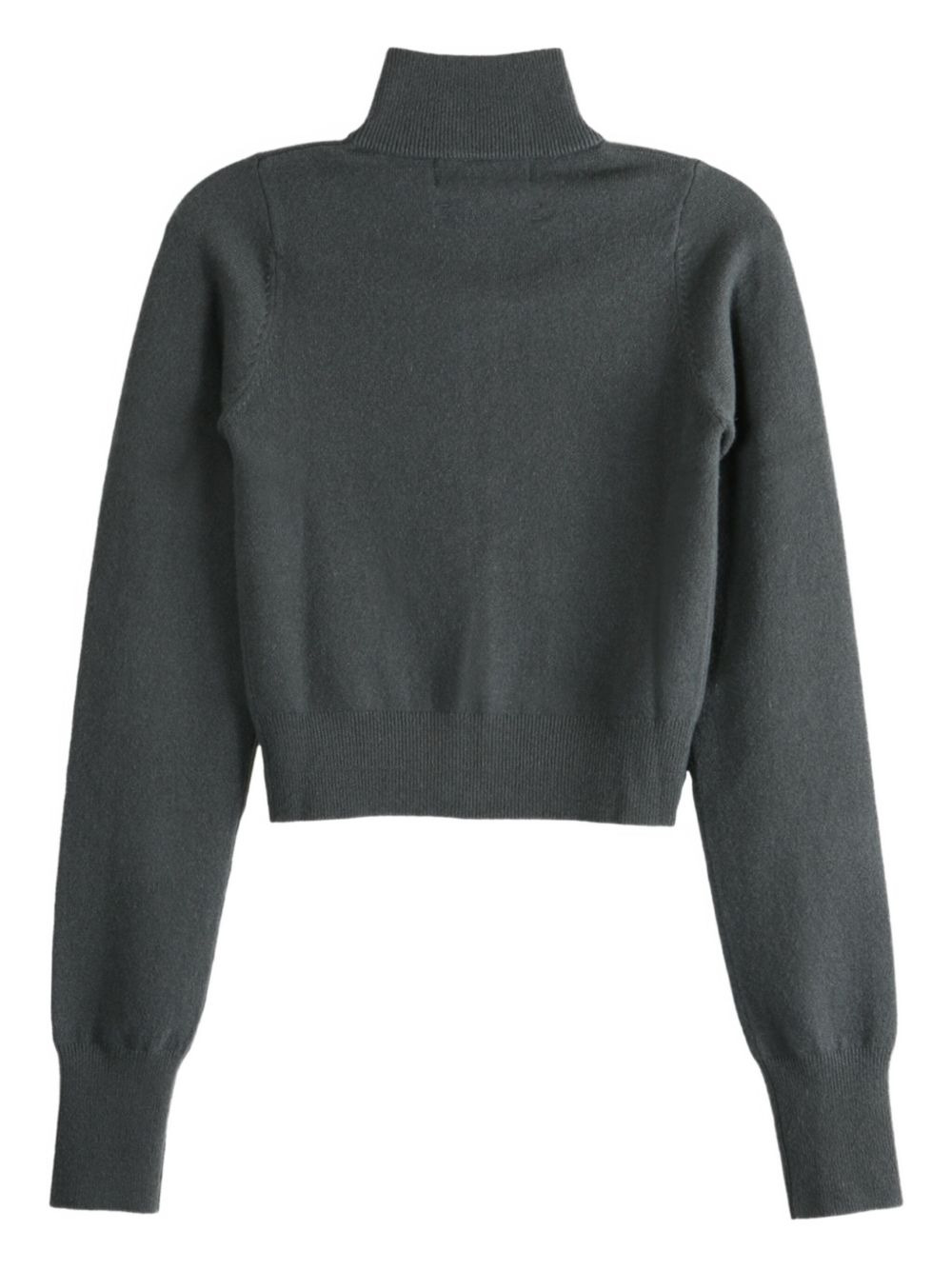 n°302 zip-neck cropped cardigan - 5