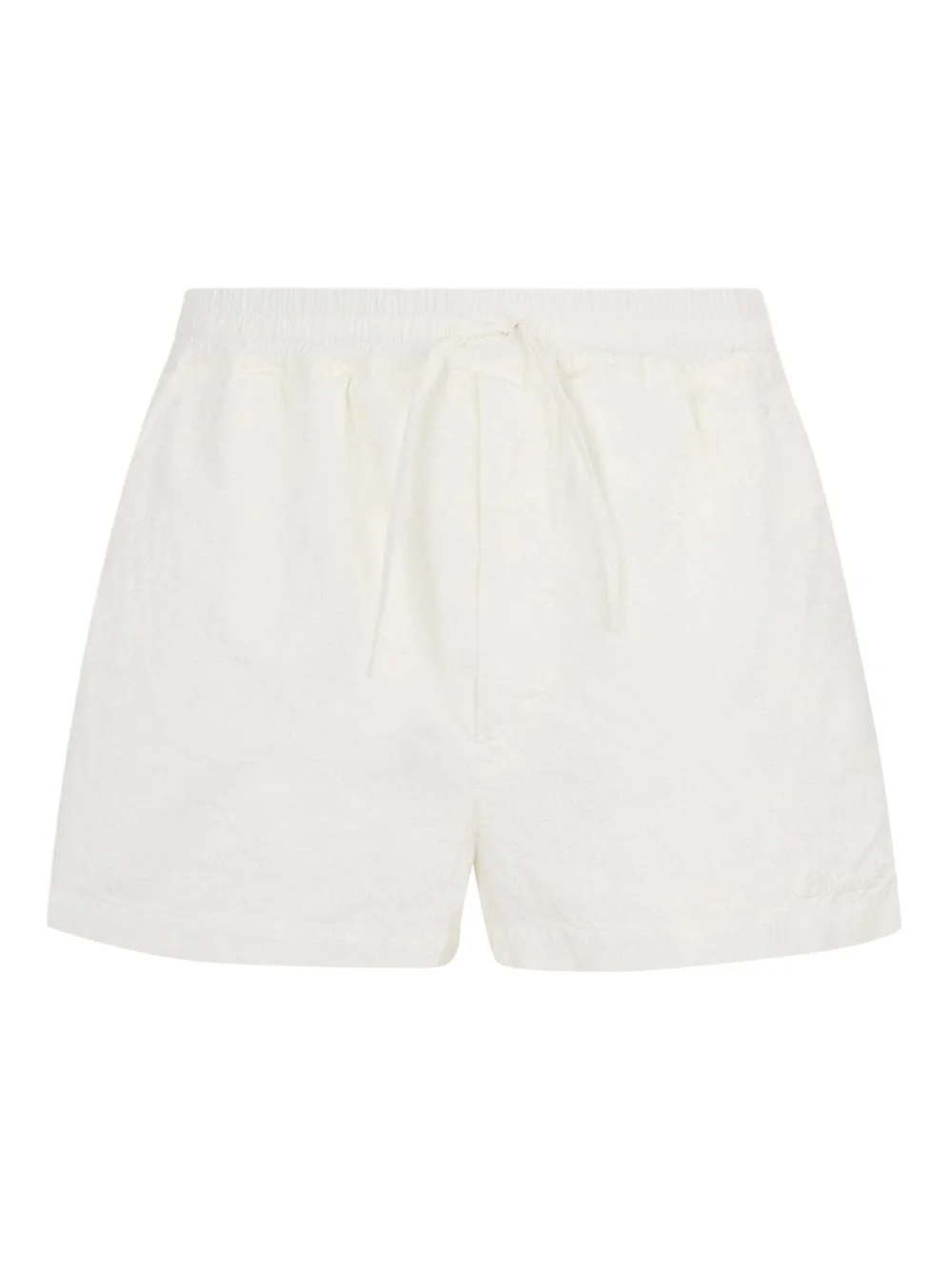 pull-on linen shorts - 1