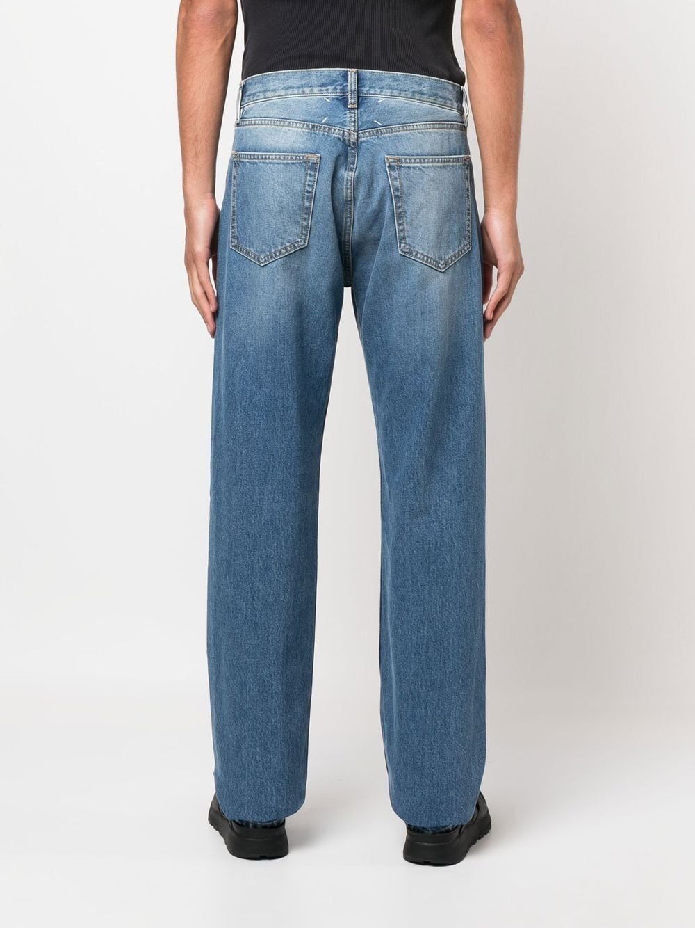 FOUR-STITCH STRAIGHT-LEG JEANS - 4