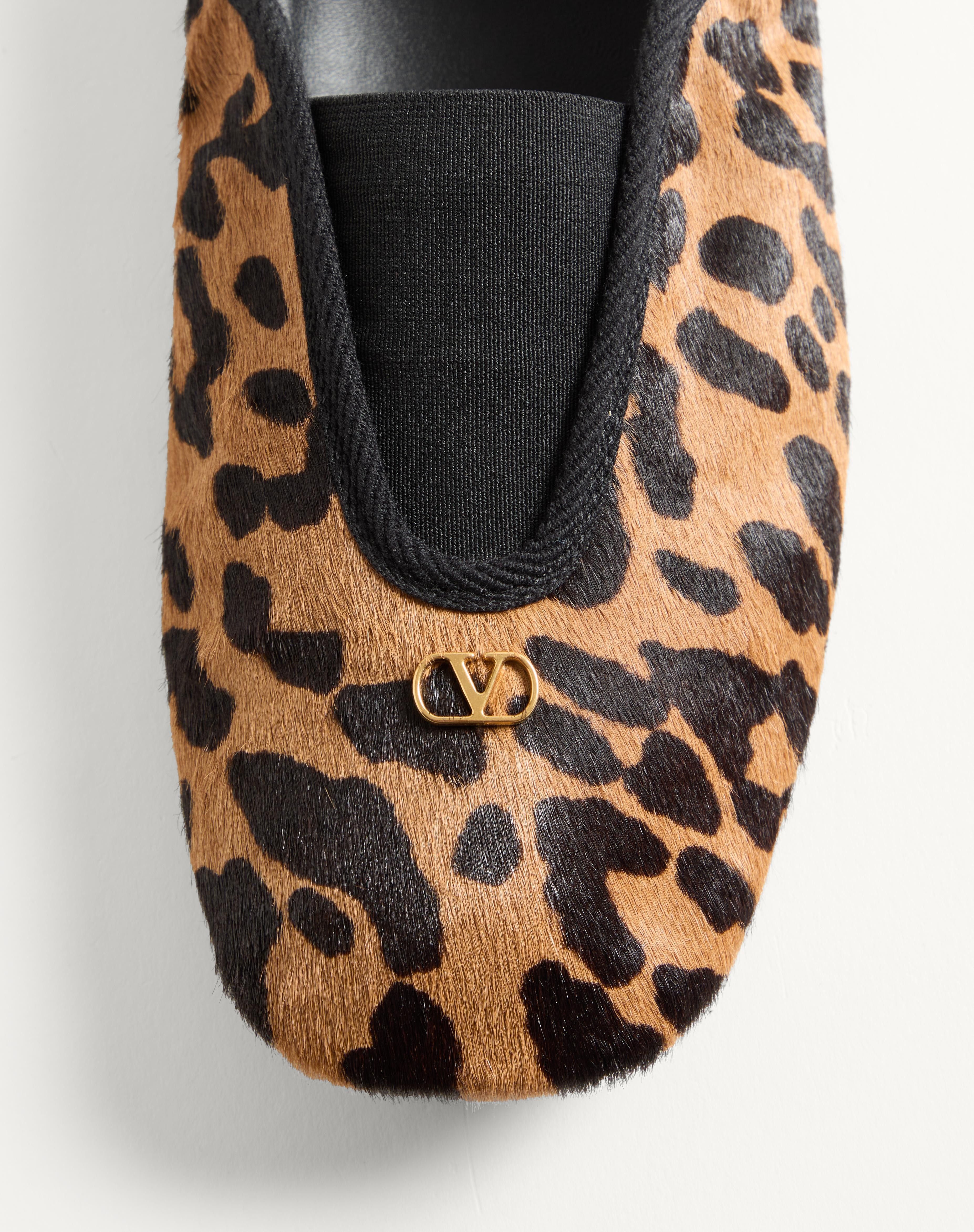 RHYTMIKA BALLERINA IN HAIR CALF WITH FAUVE ECLAT PRINT - 7
