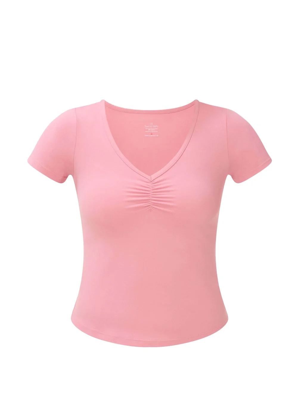 Ultimate ruched V-neck T-shirt - 1