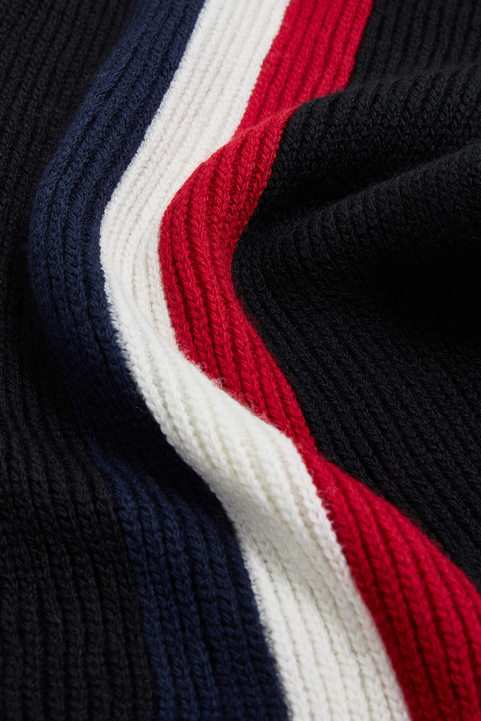 Tricolor Wool Scarf - 4