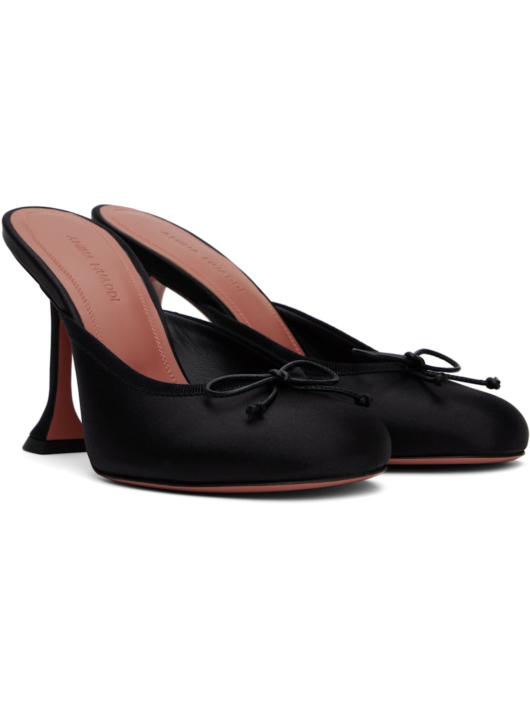 Black Lila Slipper 95 Heels - 4