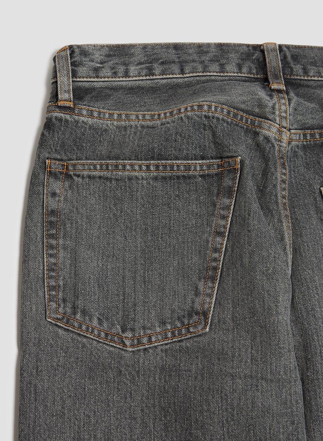FOB Factory Selvedge 66 Denim 5P Washed Black - 8