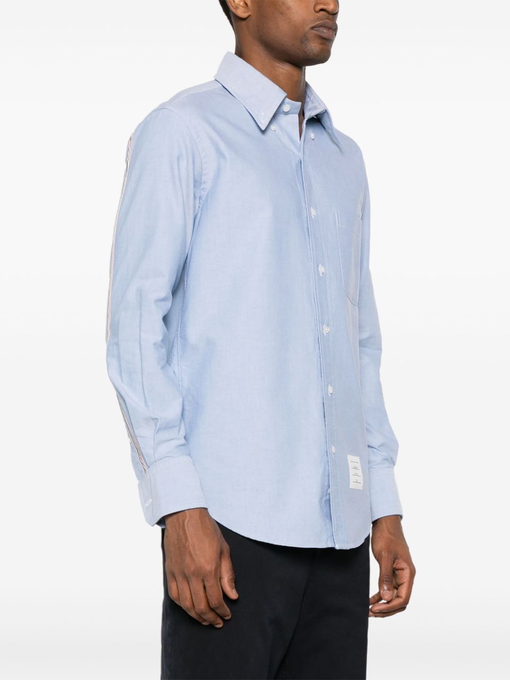 RWB-grosgrain cotton shirt - 3