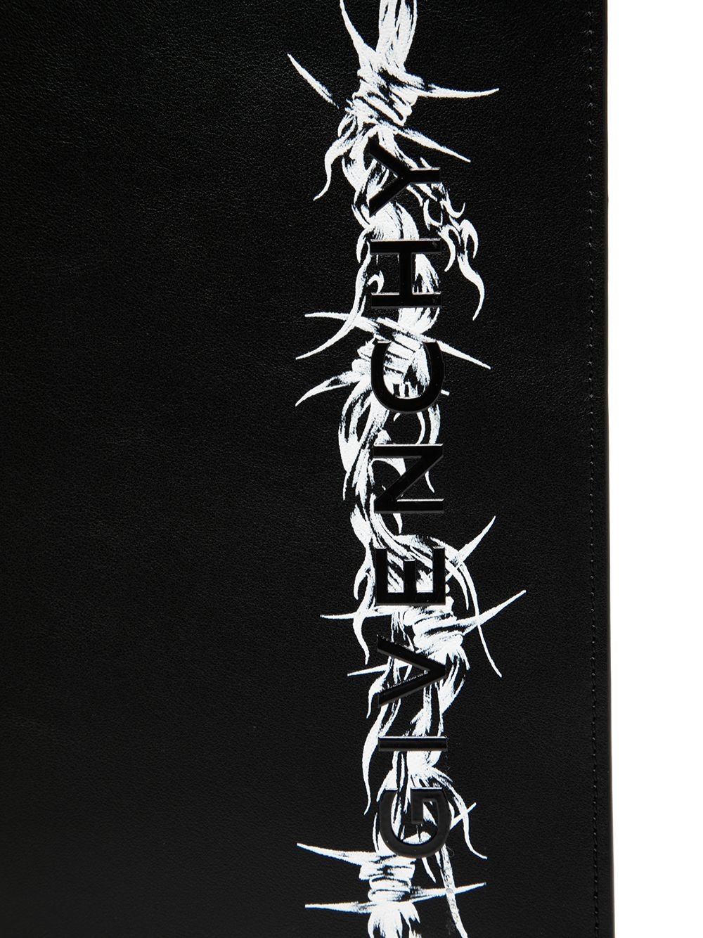 logo-print leather wallet - 4