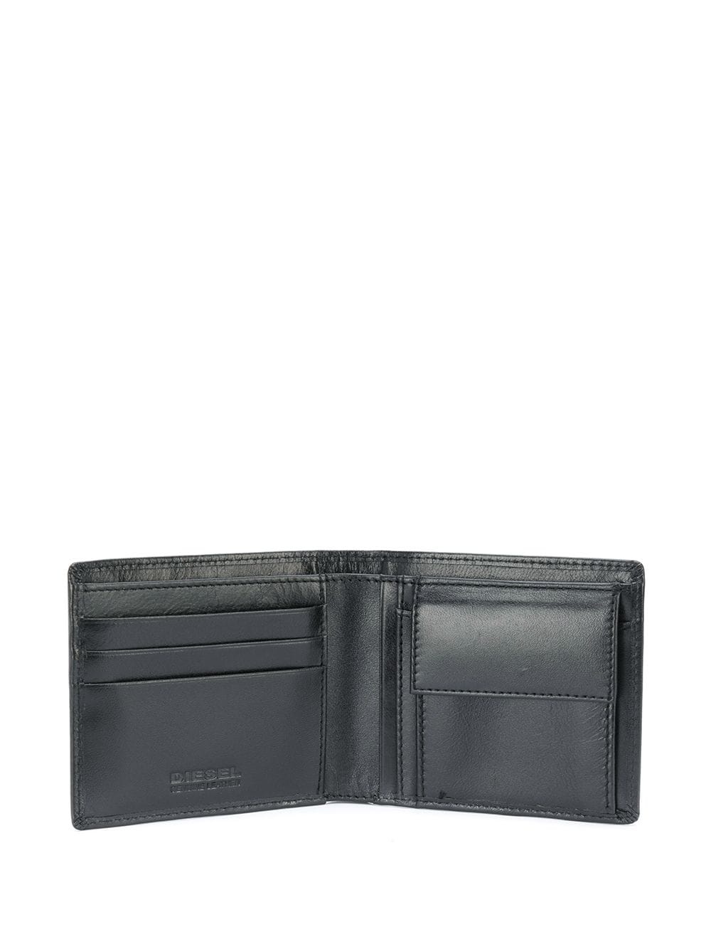 embossed logo goat skin wallet - 3