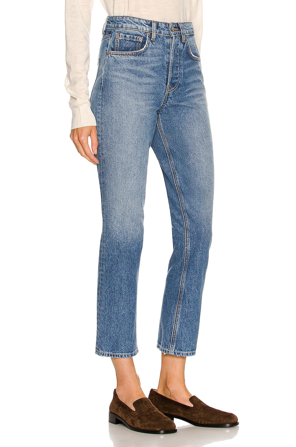 Karolina High Rise Straight Crop - 2
