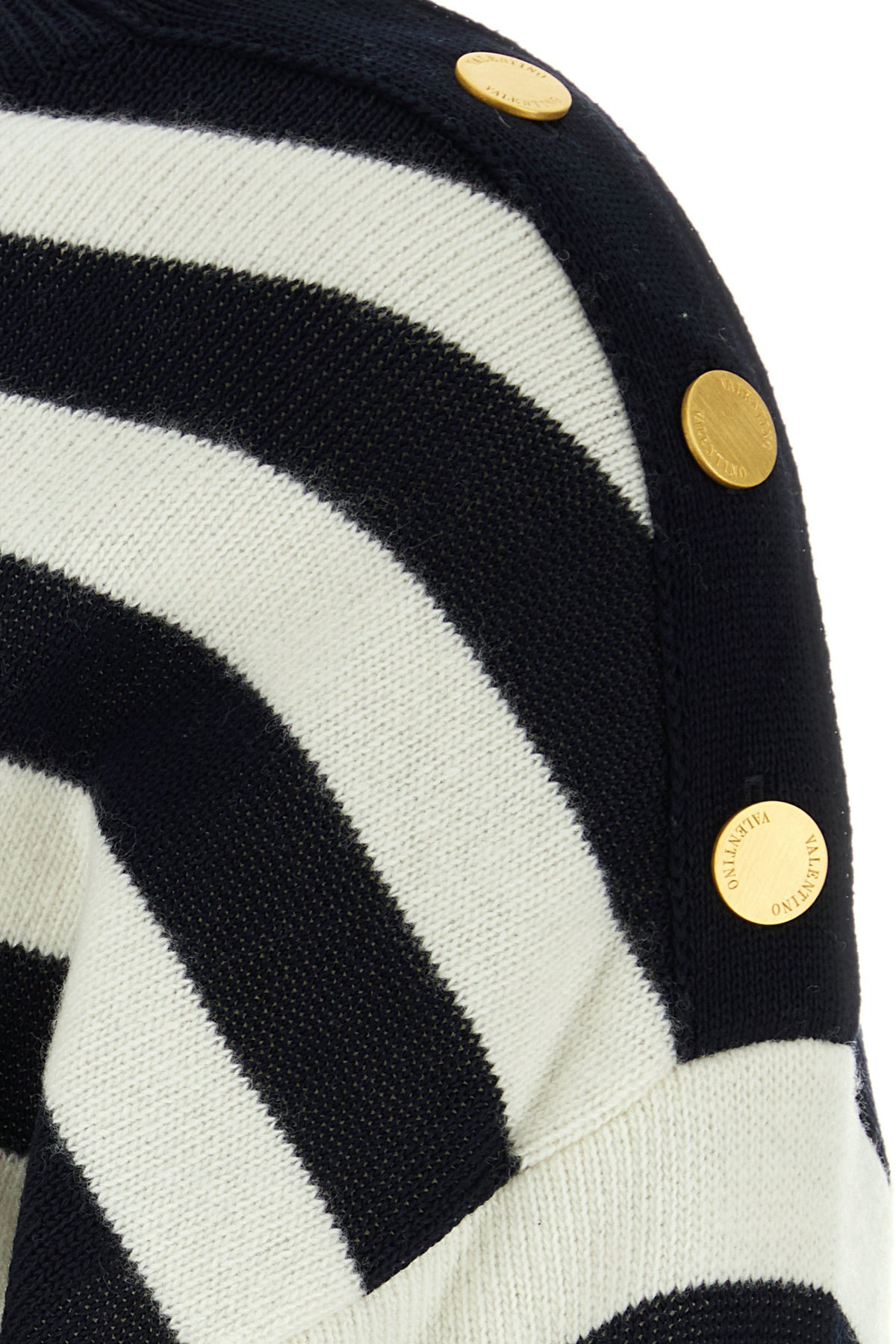 Embroidered cotton blend sweater - 5