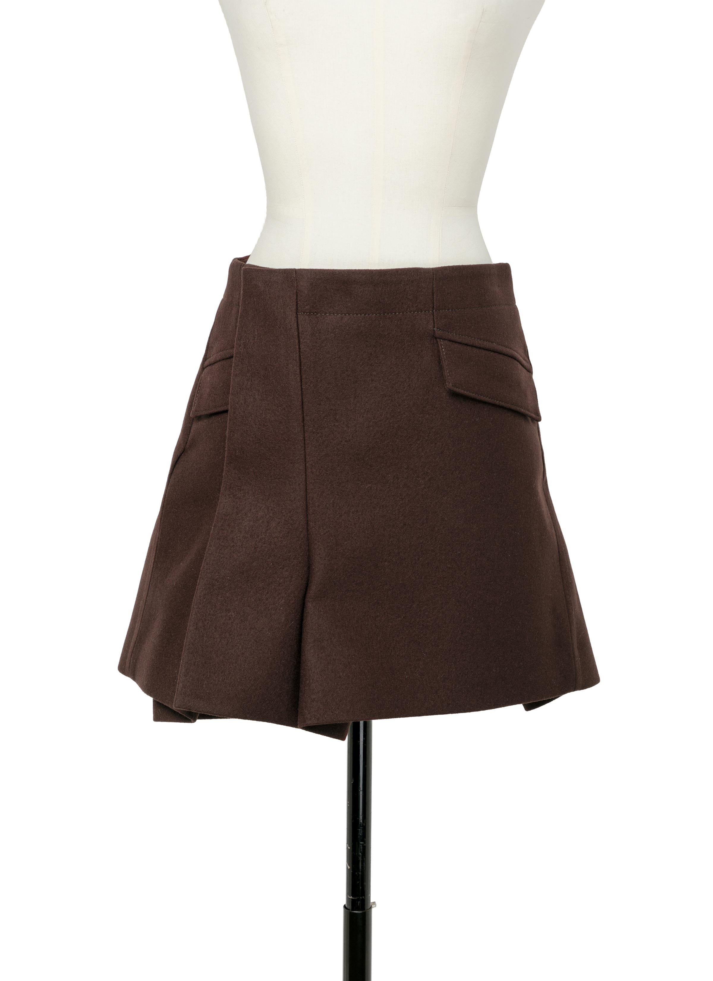 Wool Melton Skirt - 2