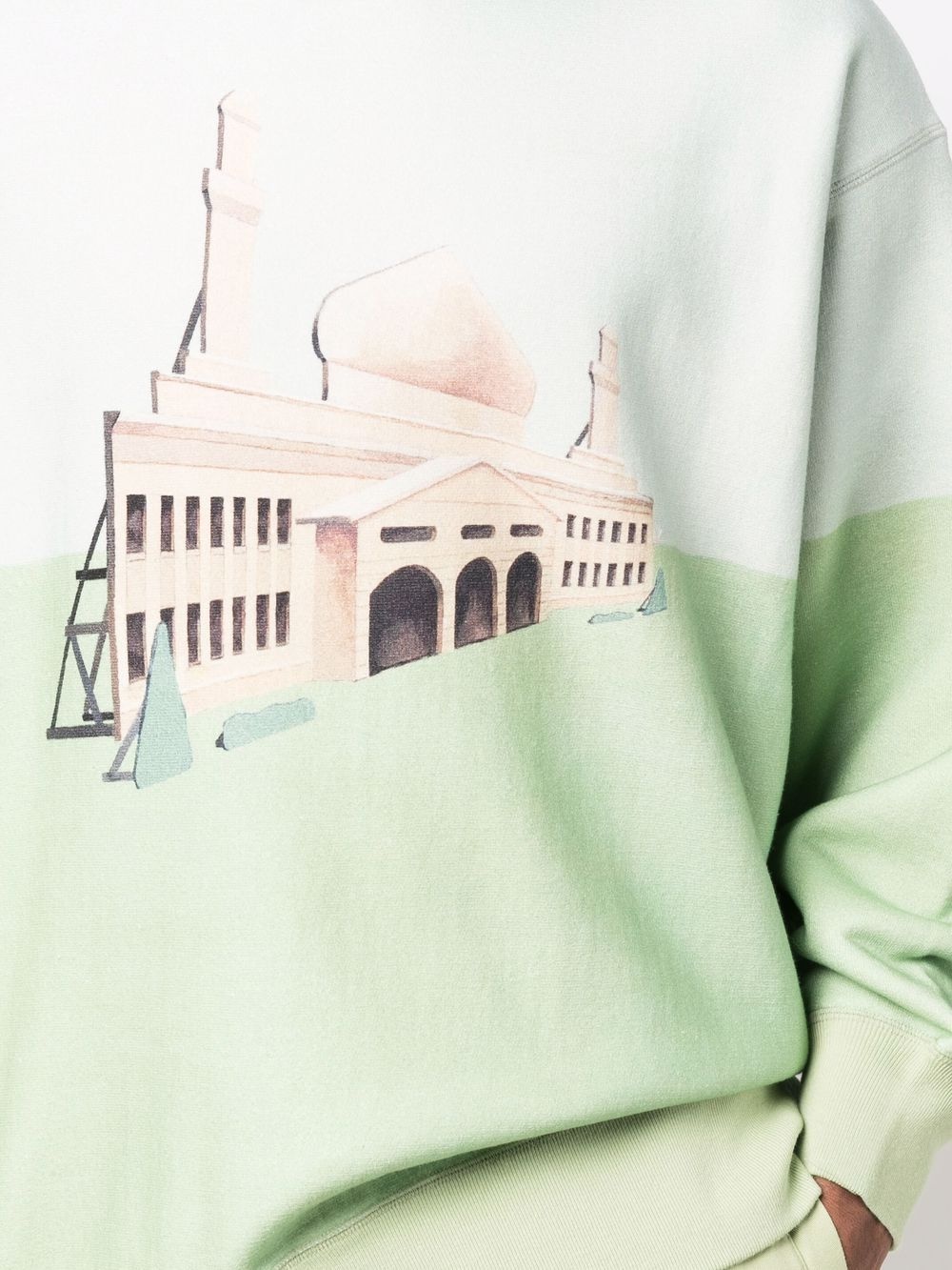 building-print sweatshirt - 5