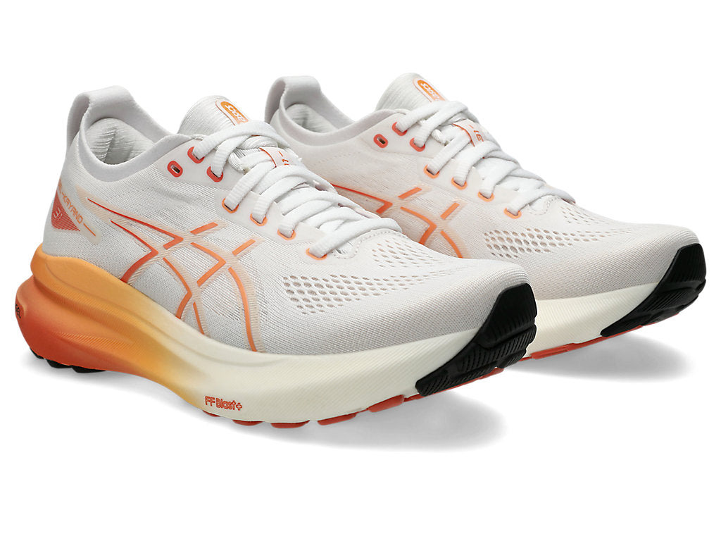 (WMNS) ASICS Gel-Kayano 31 Wide Sneakers 'White Orange' 1012B670-100 - 3