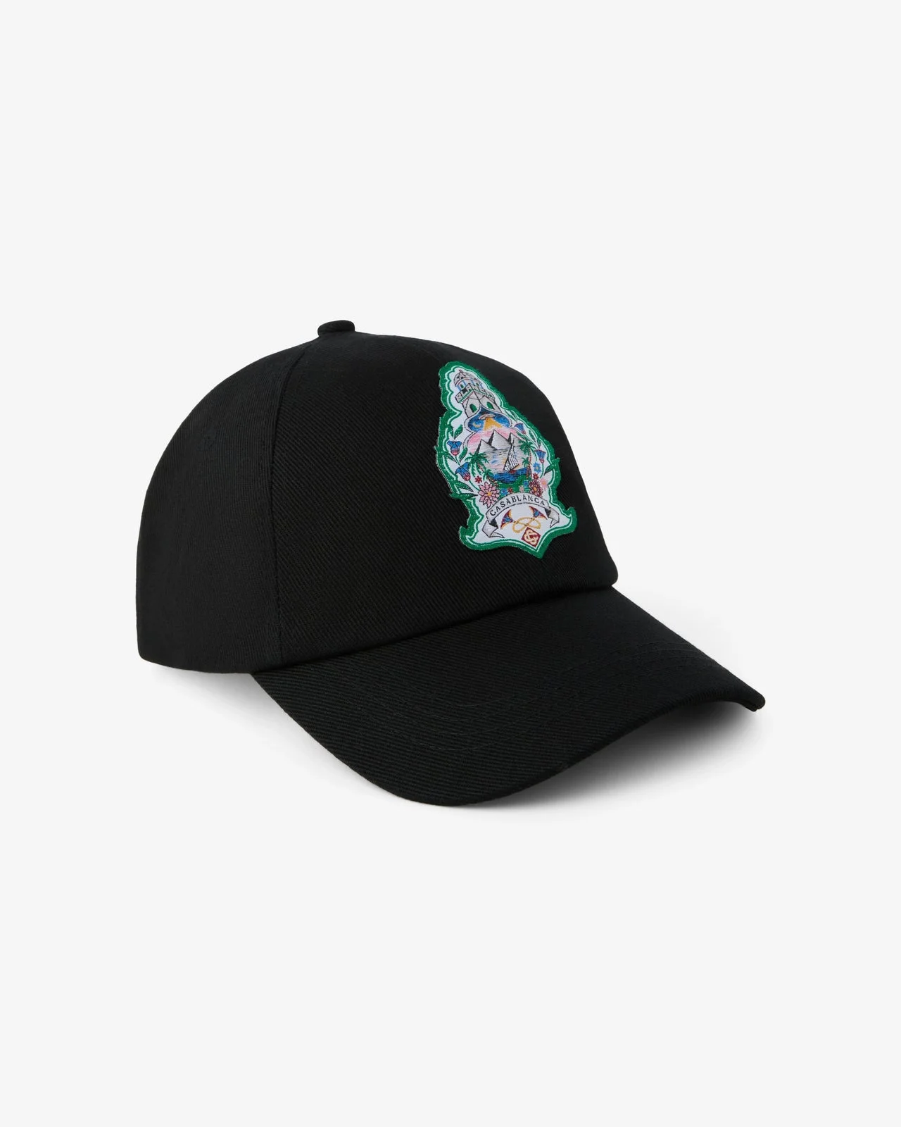Black Hotel Emblem Cap | Casablanca Paris - 1