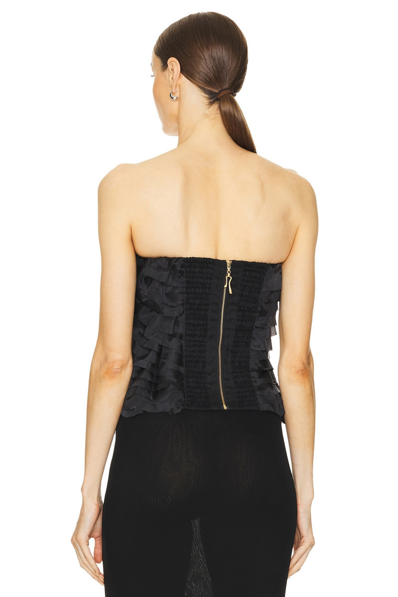 Aje. Charmed Rosette Ruffle Bustier outlook