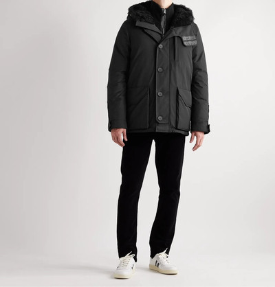 Yves Salomon Army Shearling-Trimmed Shell Hooded Down Parka outlook