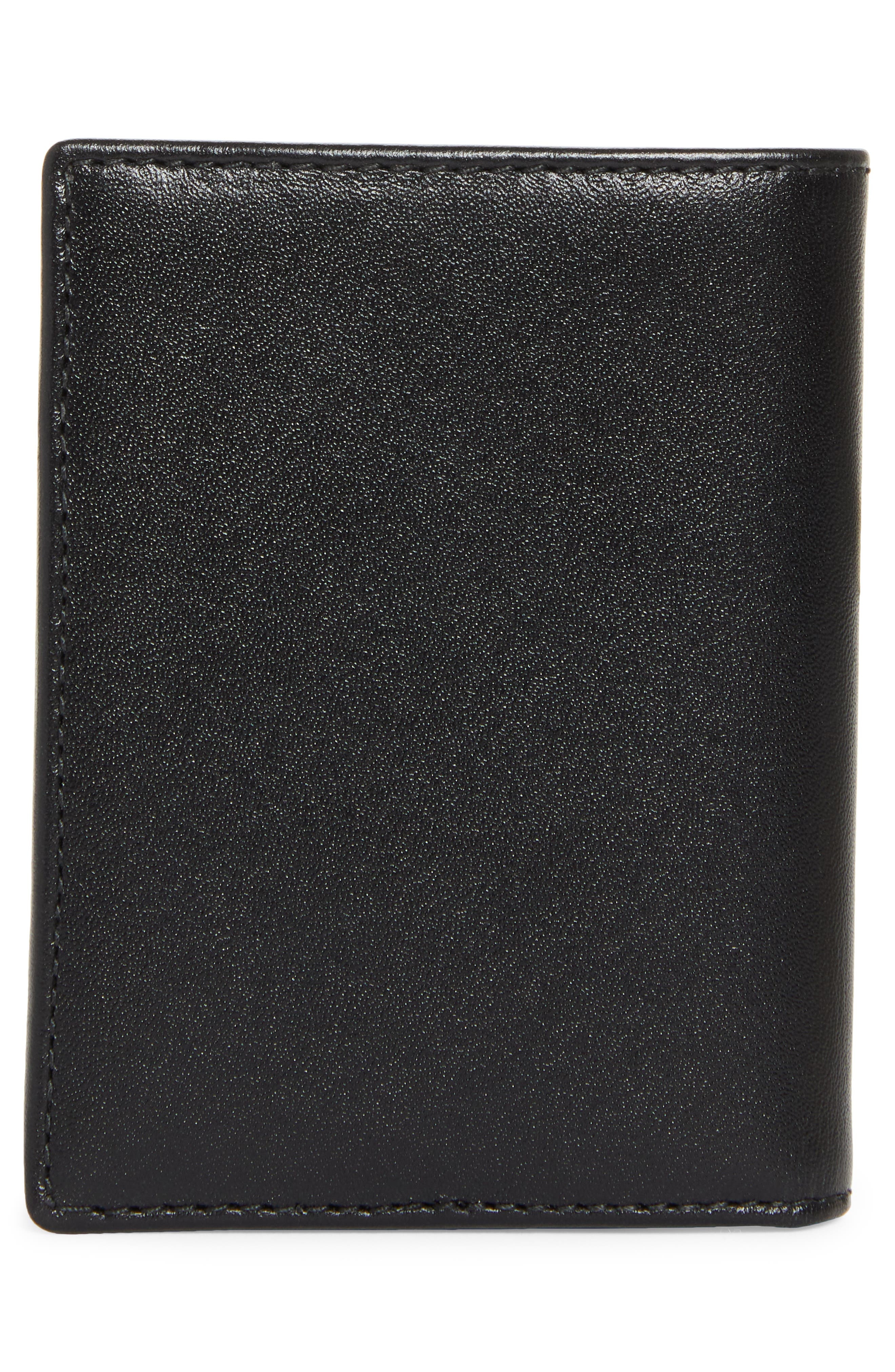 Comme des Garçons Wallets Eyelet Leather Bifold Wallet in Black at Nordstrom - 4
