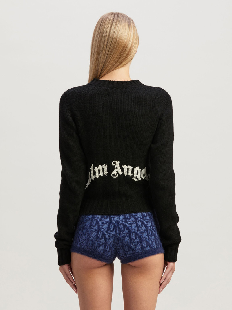 Curved Logo Cardigan 5