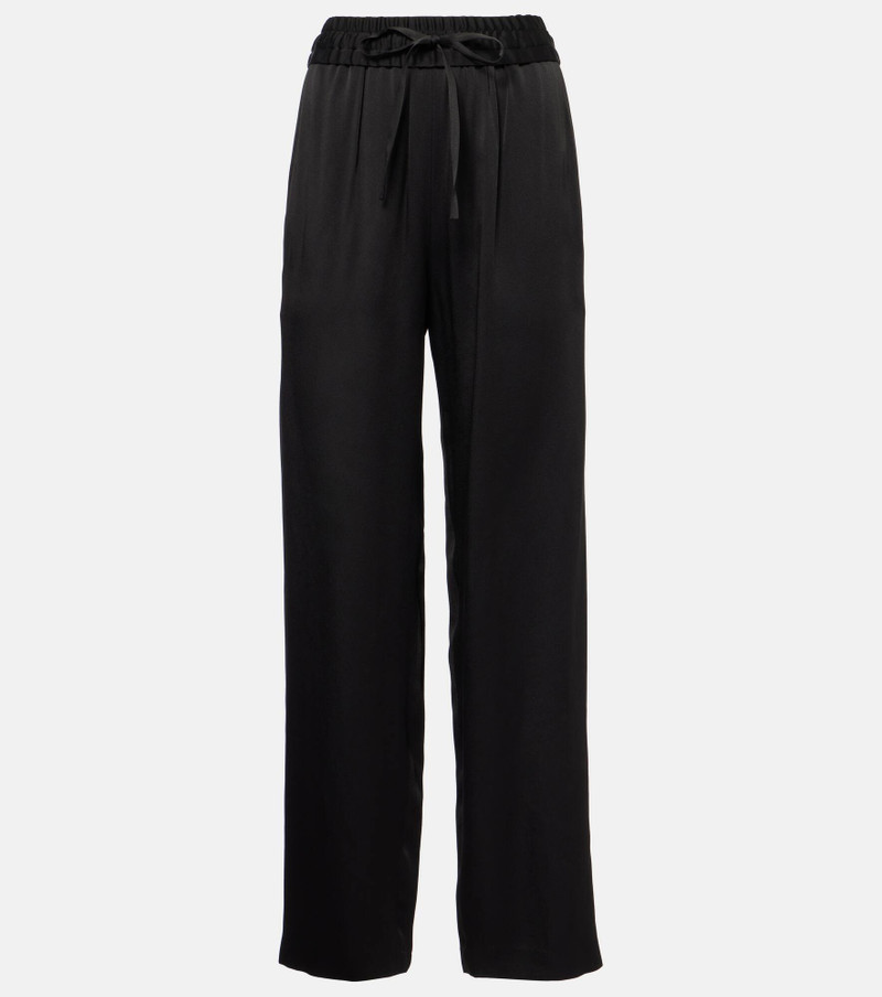 Kendry satin wide-leg pants - 1