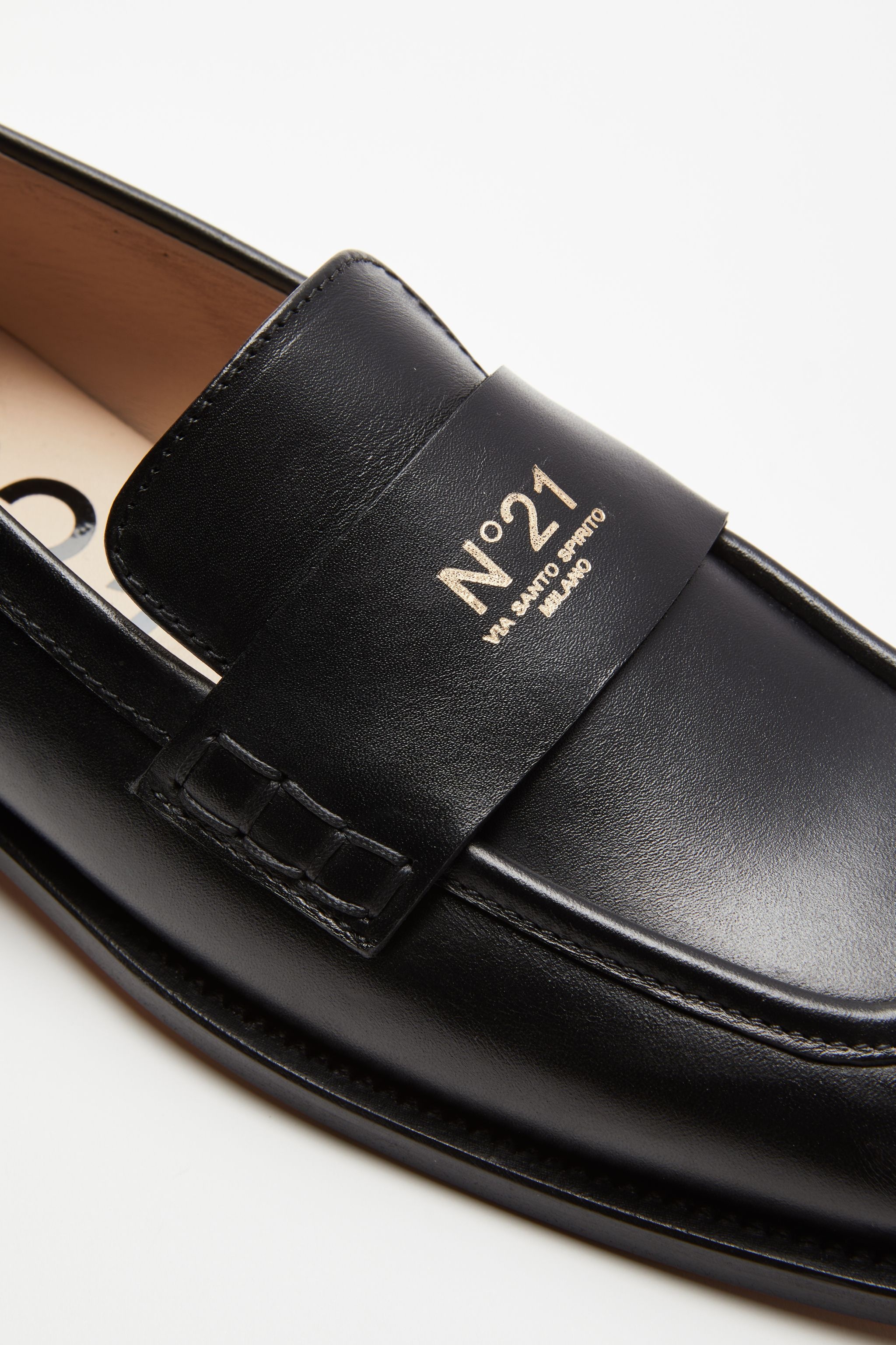 LOGO-PRINT LOAFERS - 5