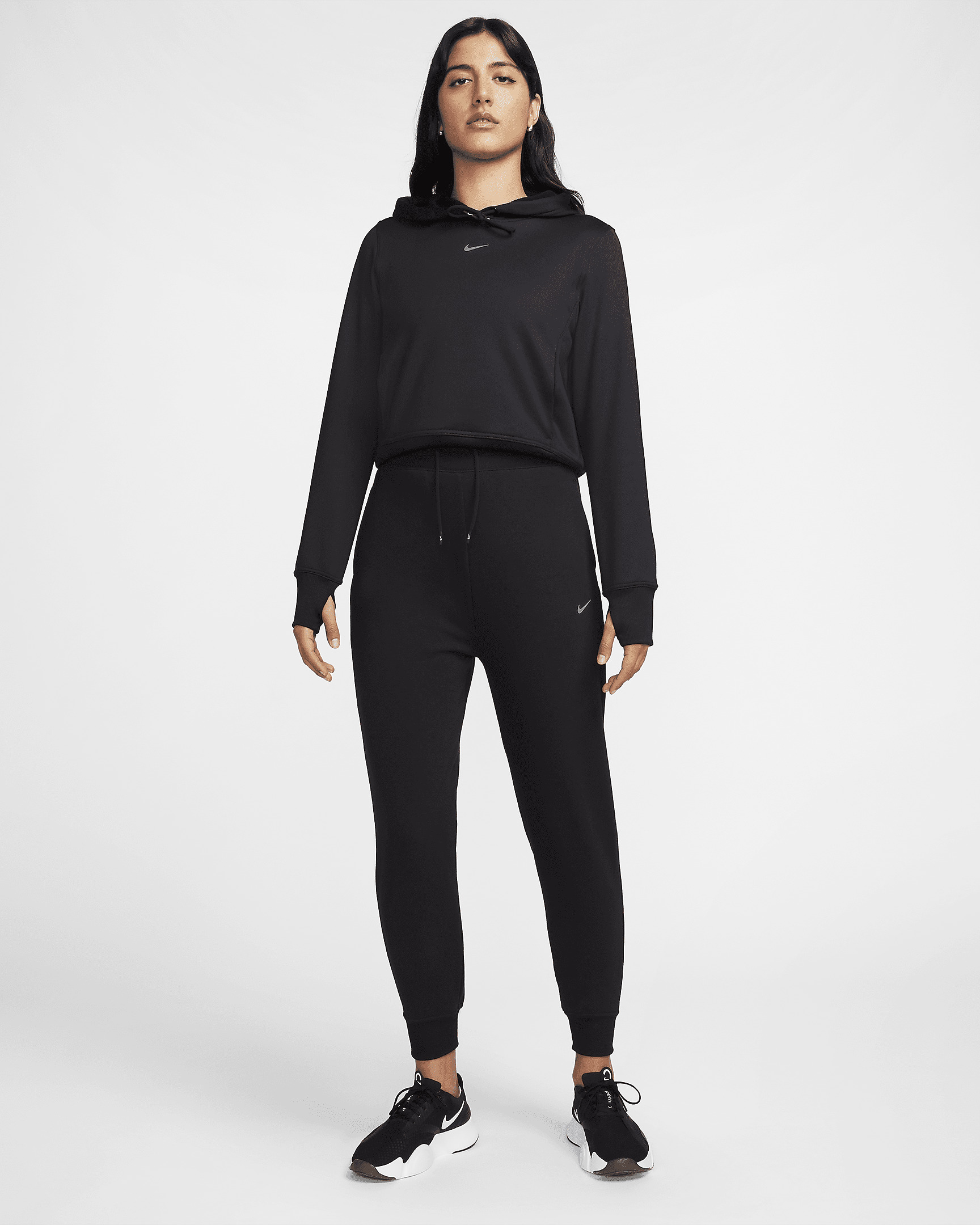 Nike Dri-FIT One Women's High-Waisted 7/8 French Terry Joggers - 6