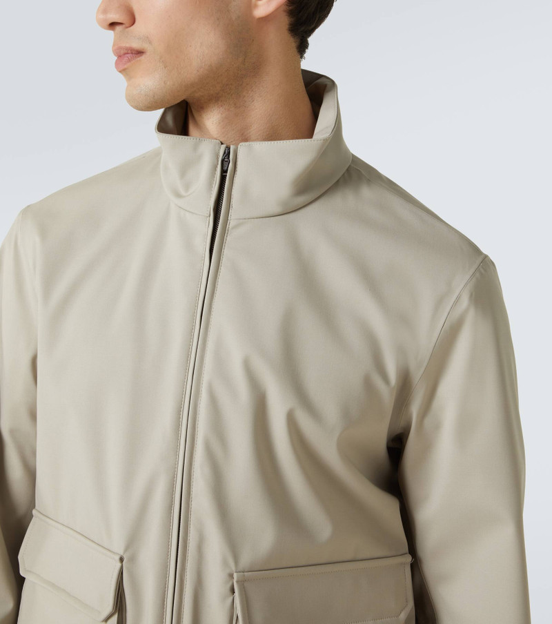 Layered virgin wool blouson 5