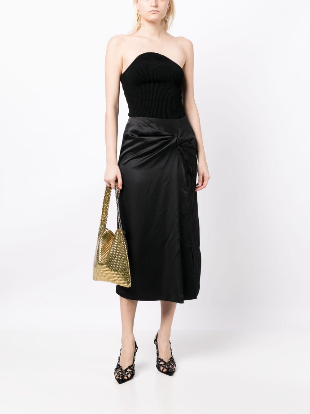 Pixel metallic-finish shoulder bag - 2