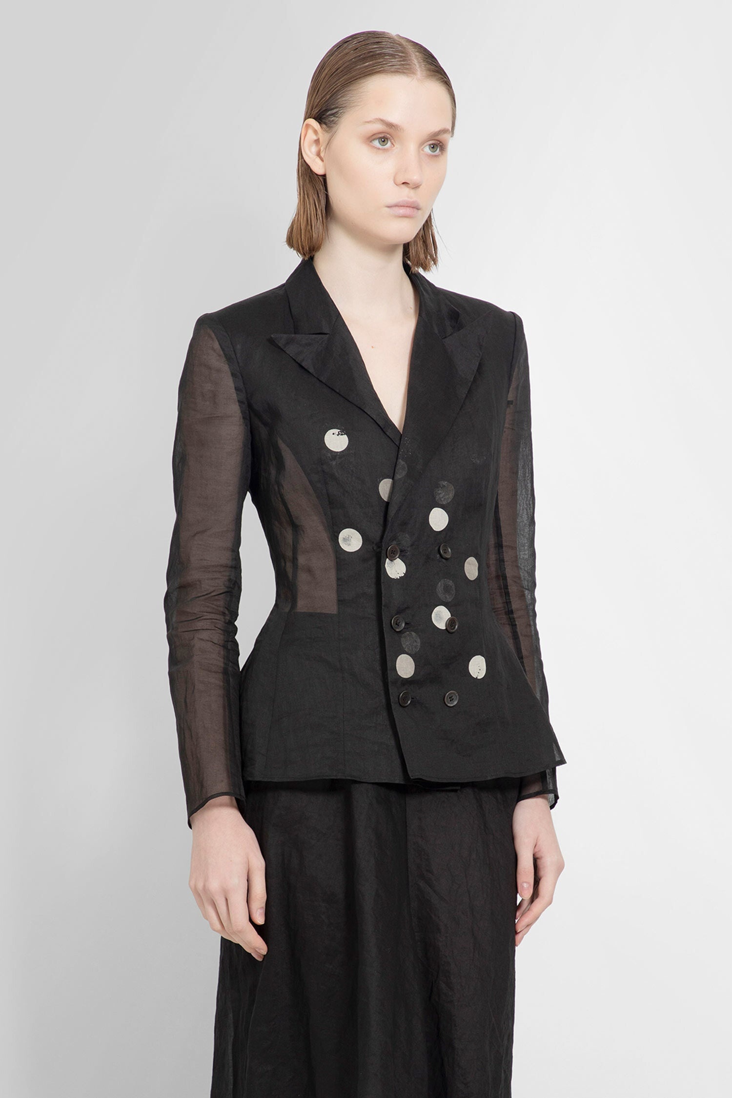 YOHJI YAMAMOTO WOMAN BLACK BLAZERS - 2