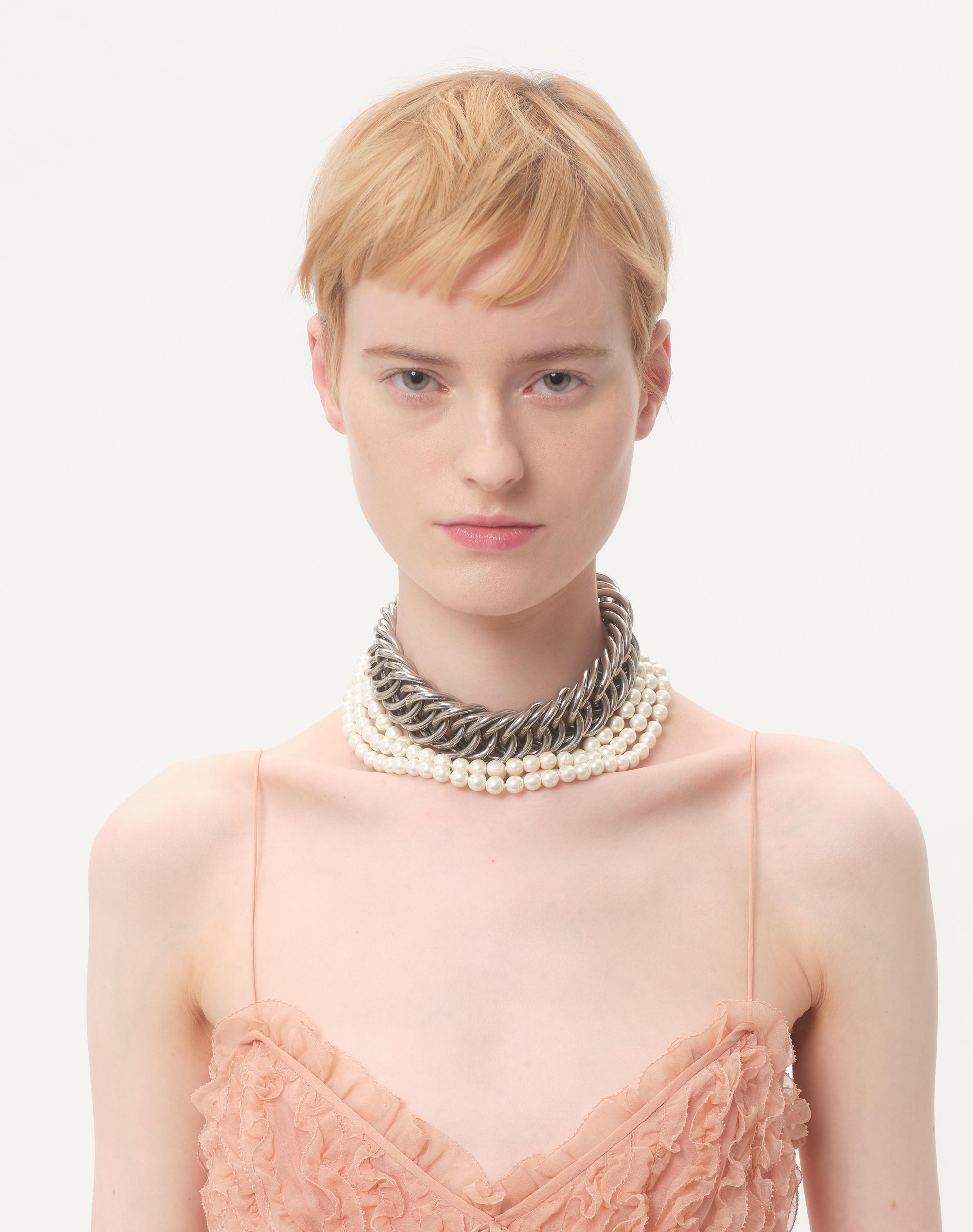 CHIFFON SHORT DRESS - 4