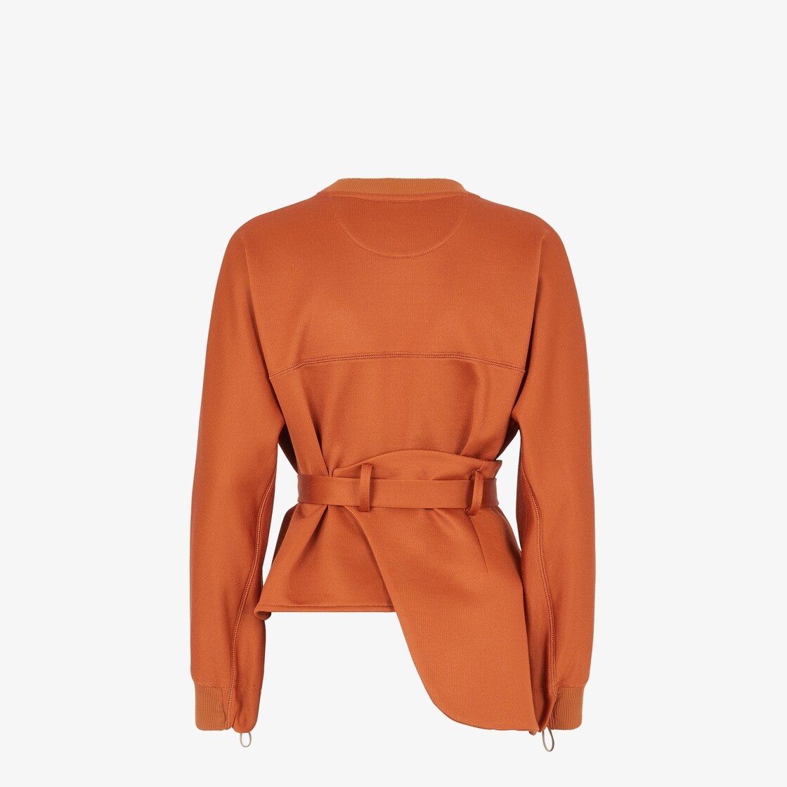 Tan jersey sweatshirt - 2