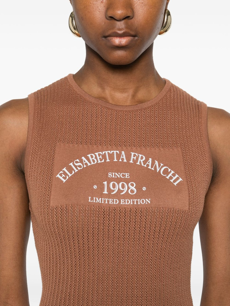 logo-detail midi dress 5