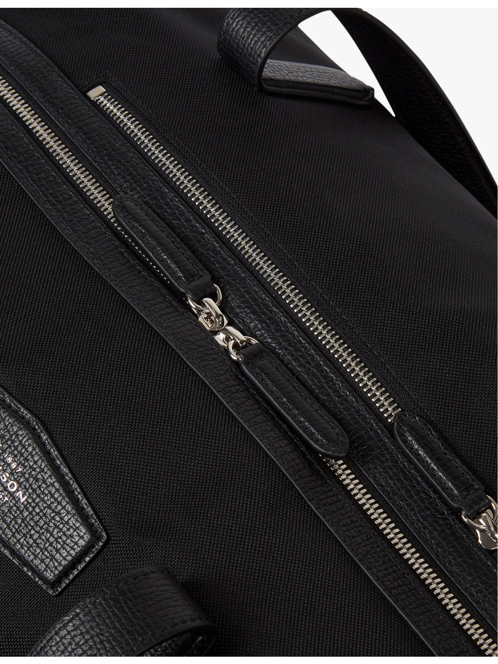 Norton leather-trim canvas travel bag - 2