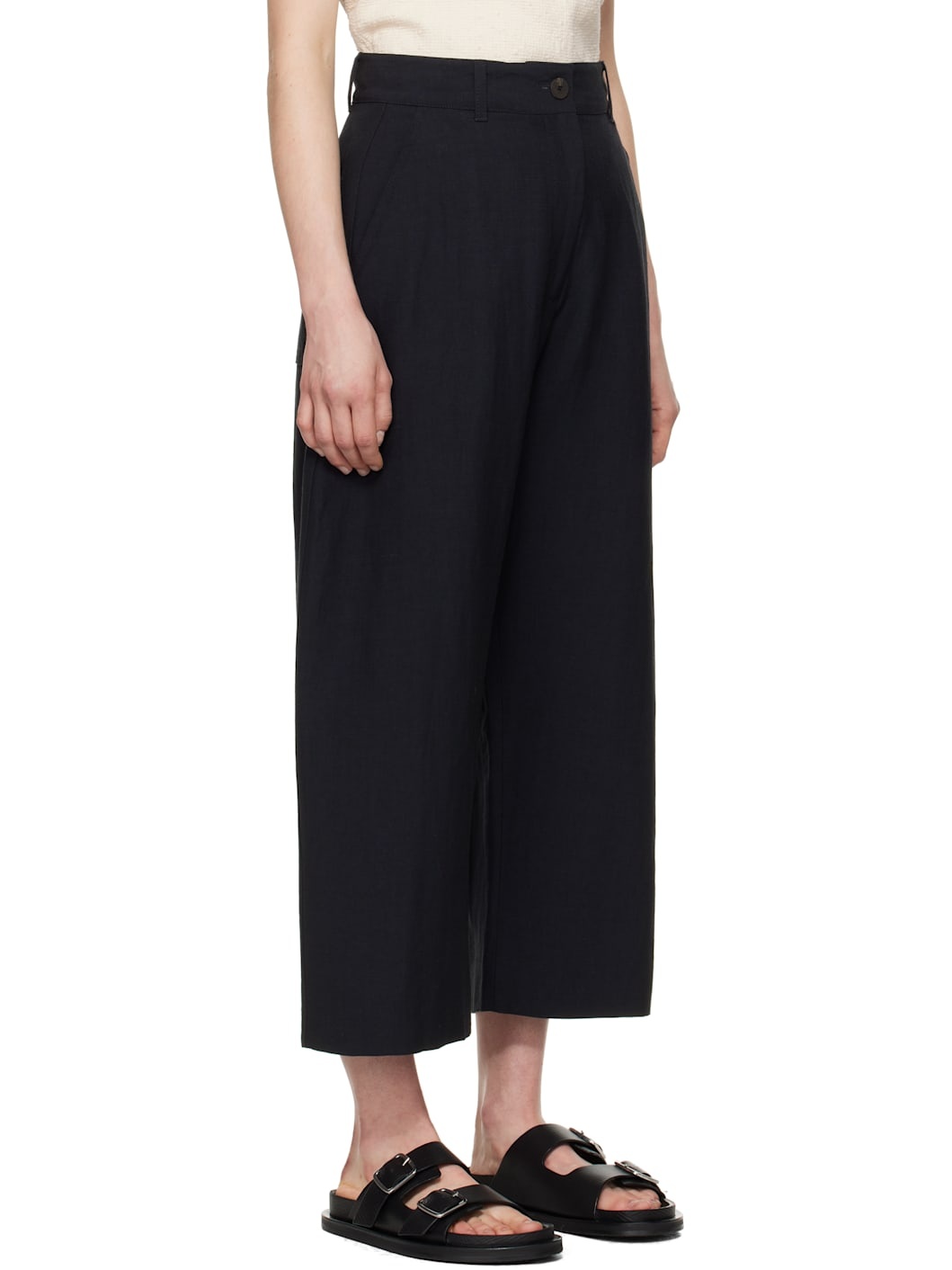 Navy Chalco Trousers - 2