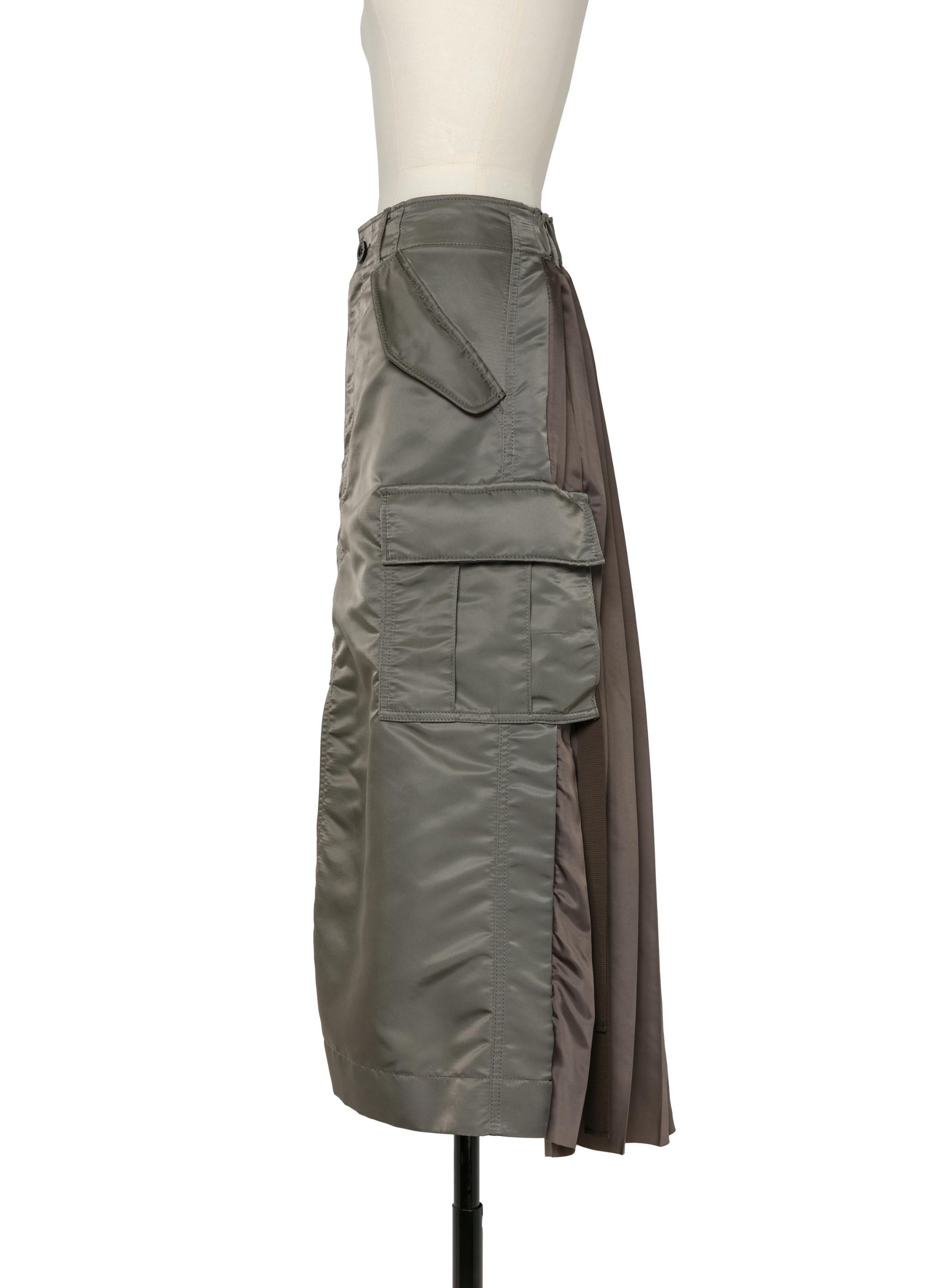 Nylon Twill Skirt - 3