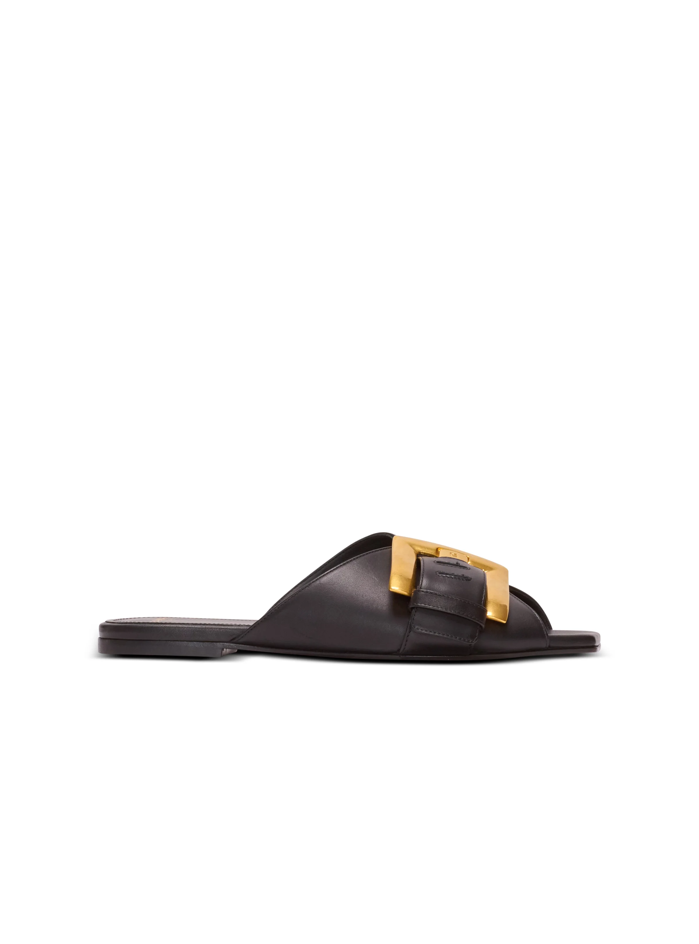 Anthem flat calfskin leather sandals - 1