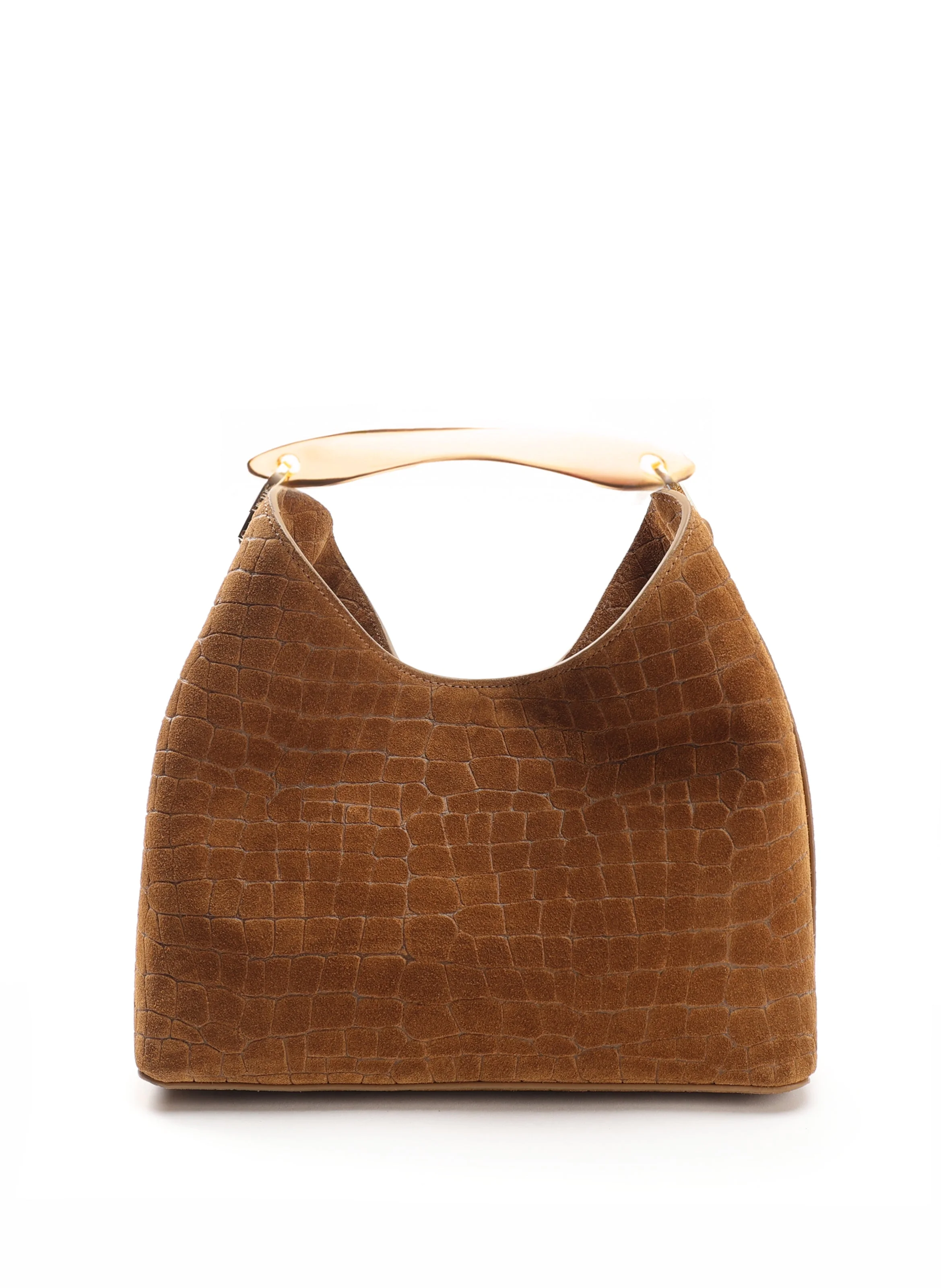 Boomerang Croco Suede Cognac - 1