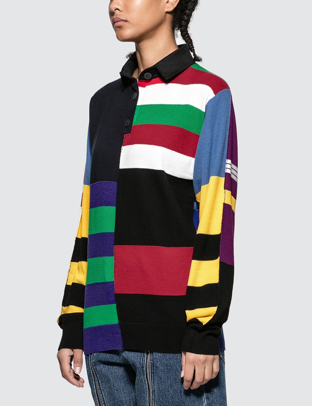 KNITTED STRIPE RUGBY - 2