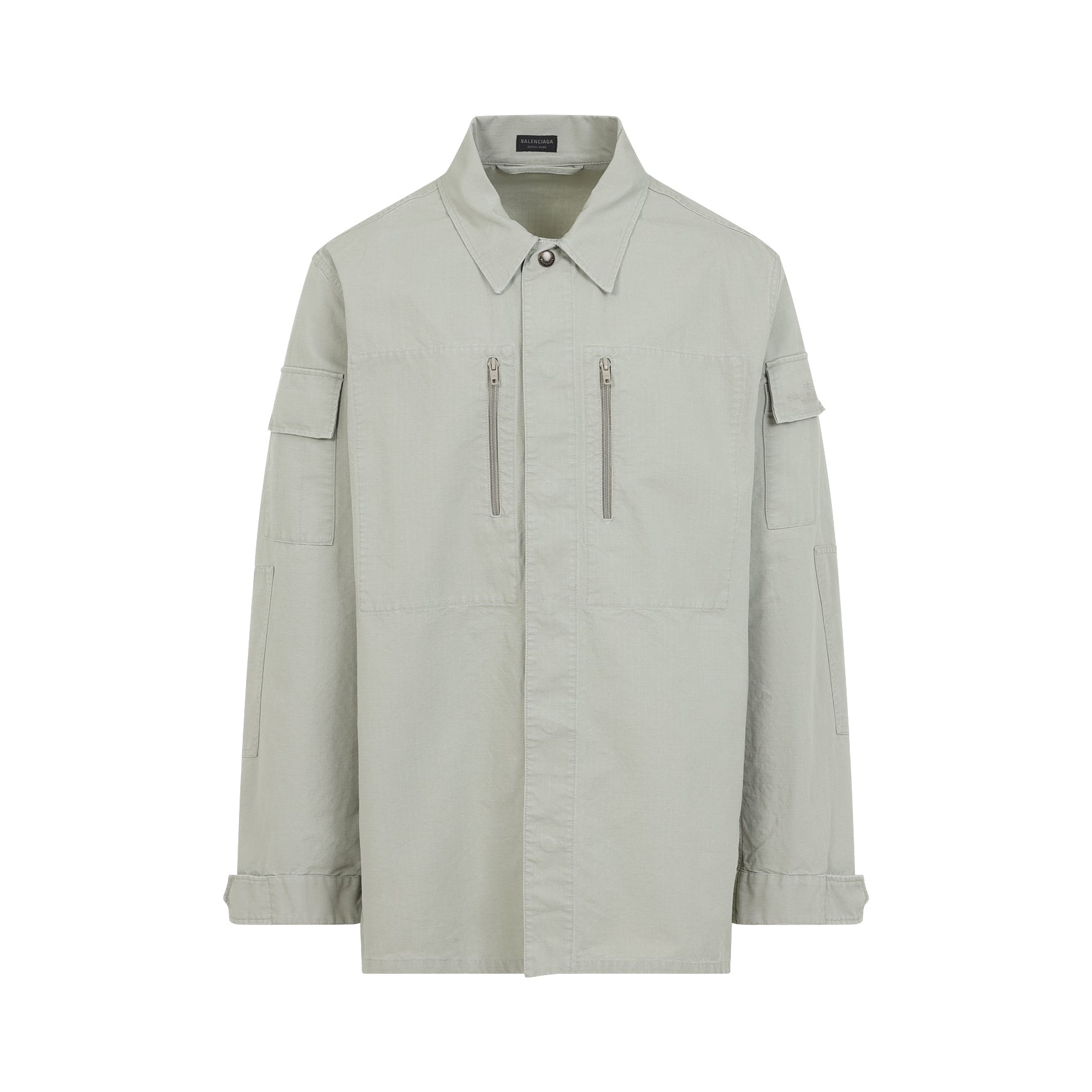 Balenciaga Men L/S Military Shirt - 1