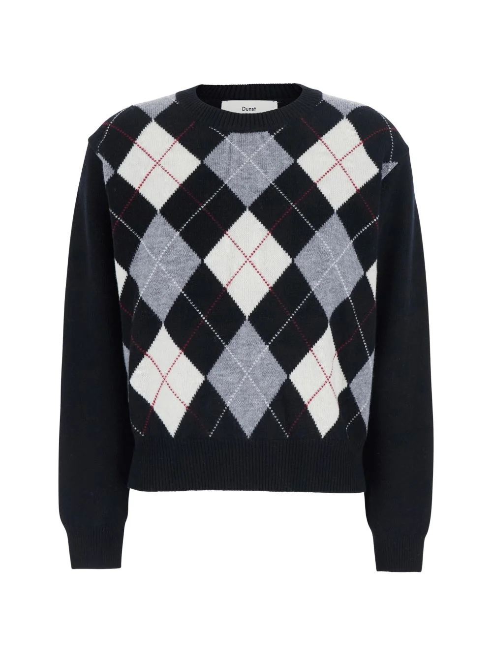 Argyle crewneck sweater - 1