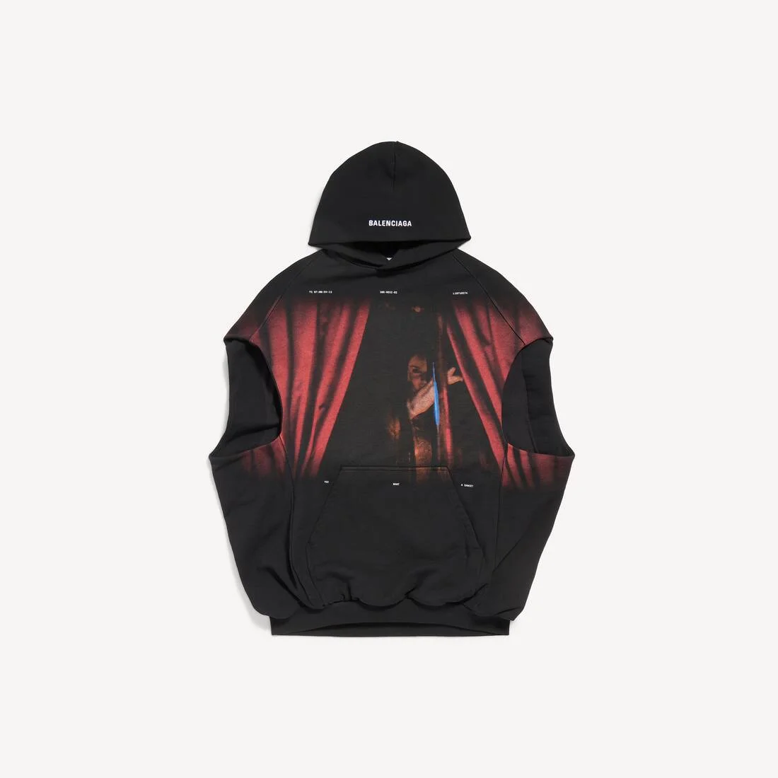 Women's You Want A Dance? Sleeveless Hoodie in Black - 1