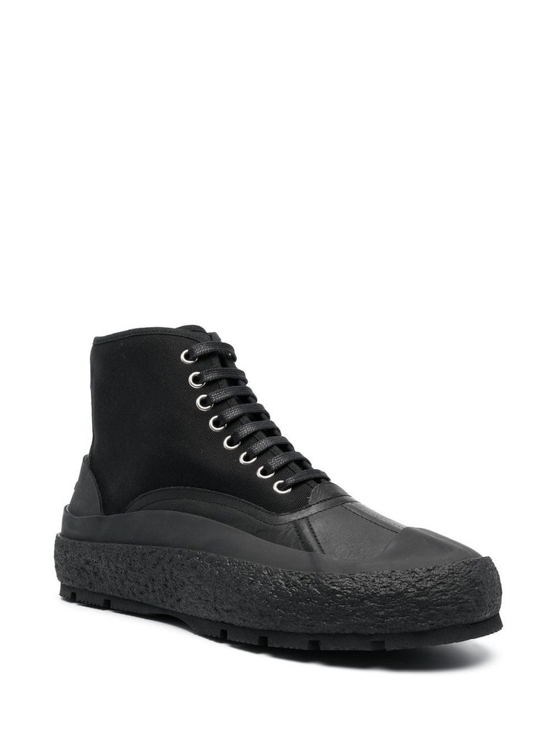 Jil Sander hi-top sneakers outlook