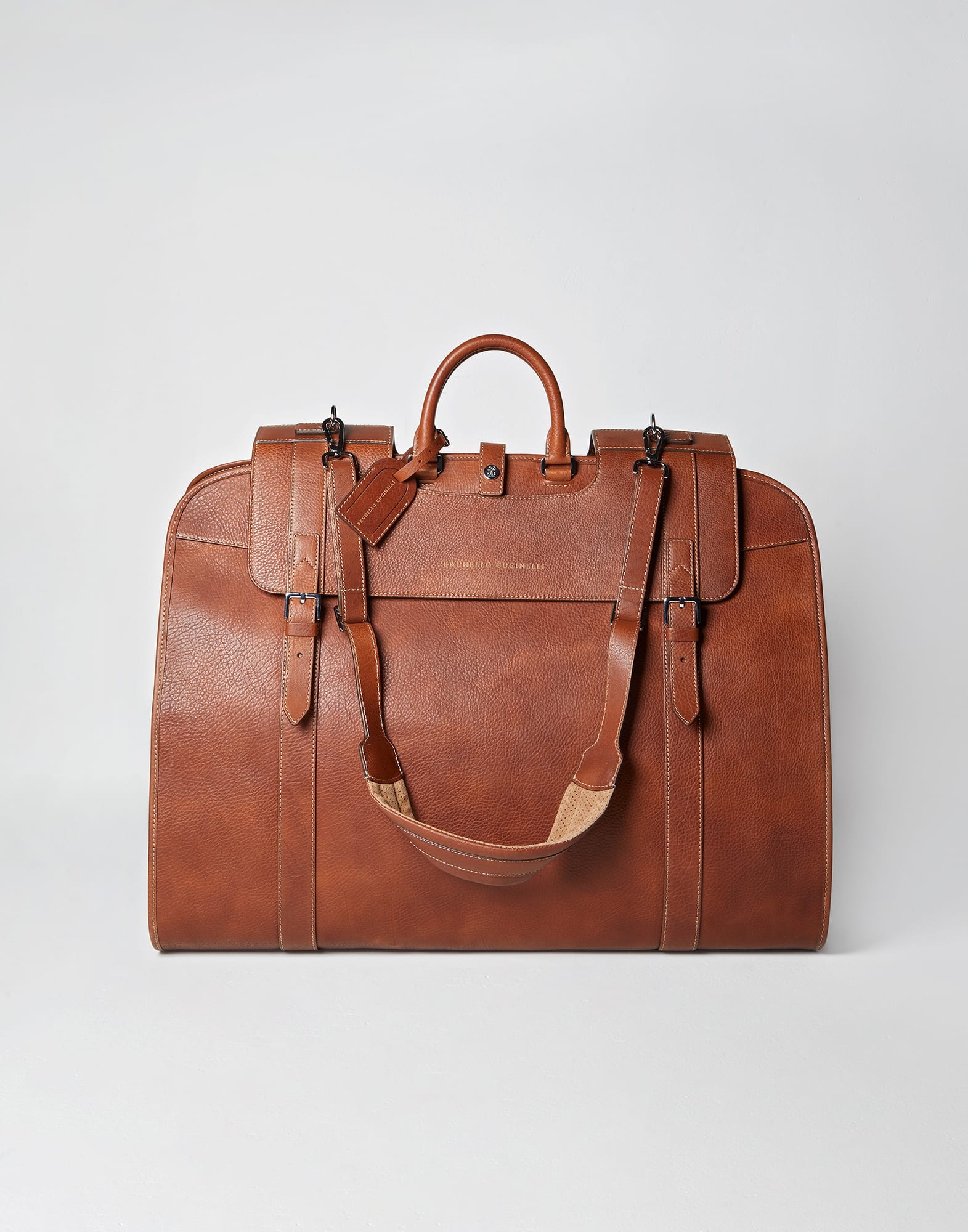 Grained calfskin suit carrier - 1