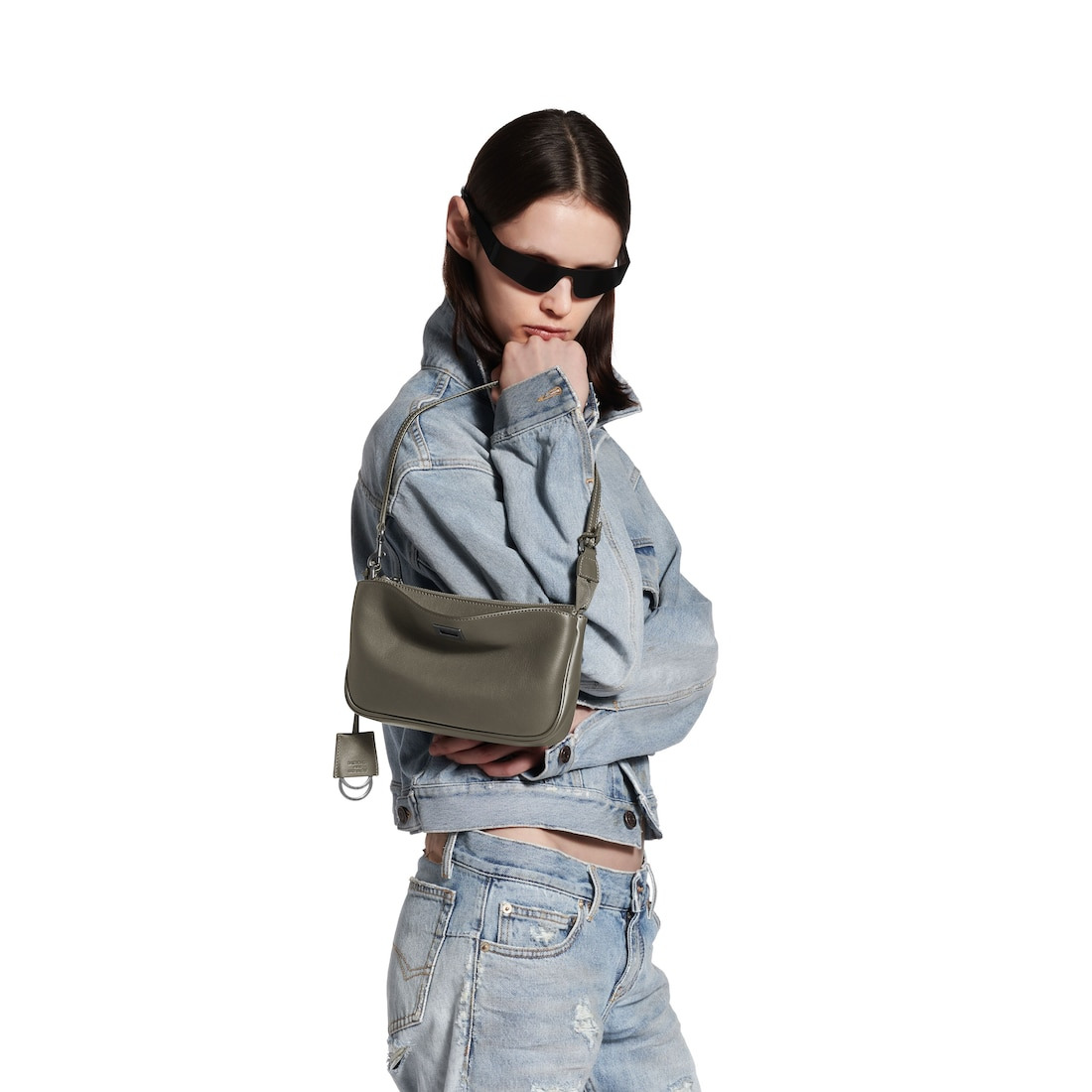 Women's Rodeo Sling Pochette in Khaki - 8