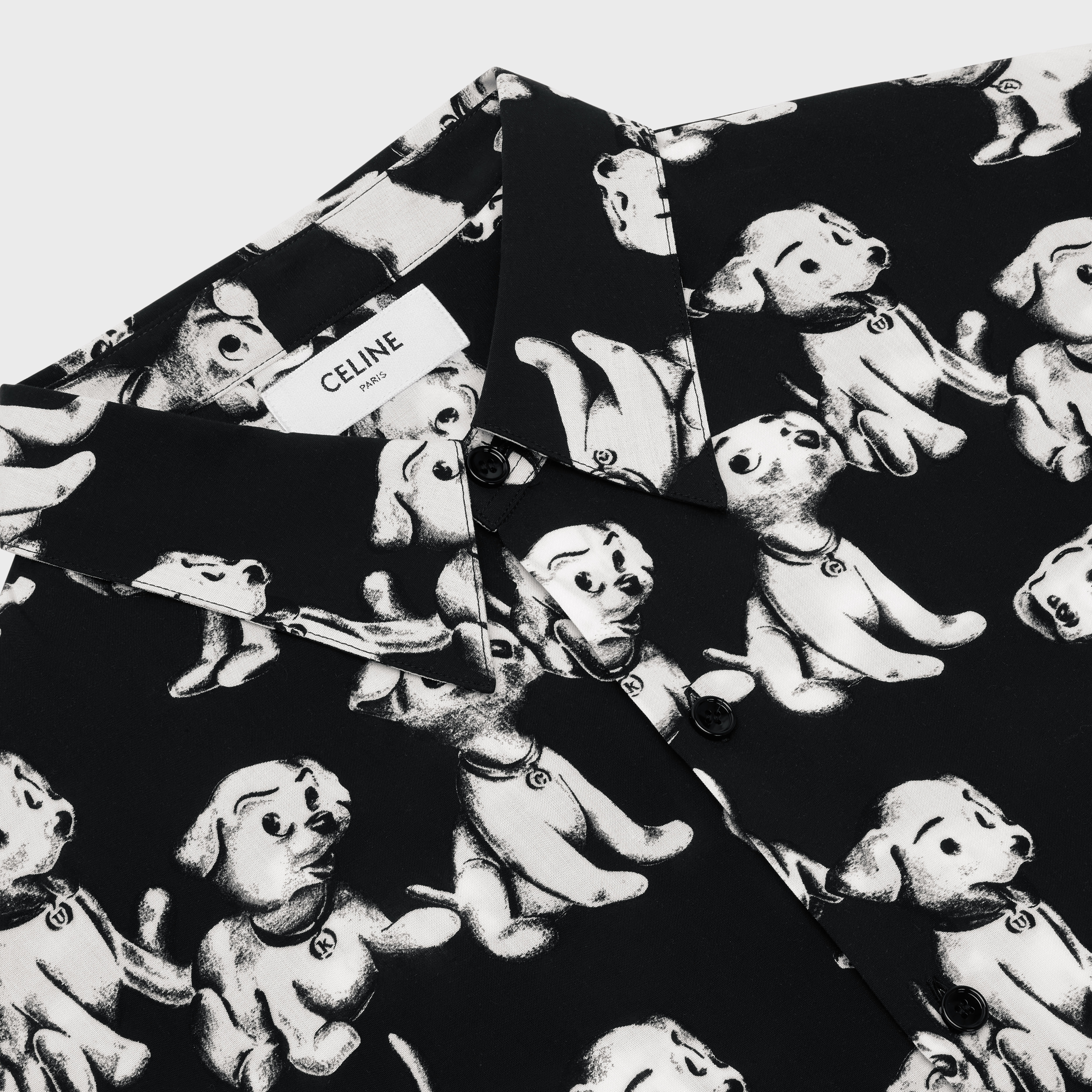 ARTIST PRINT SHIRT IN PRINTED VISCOSE - 3