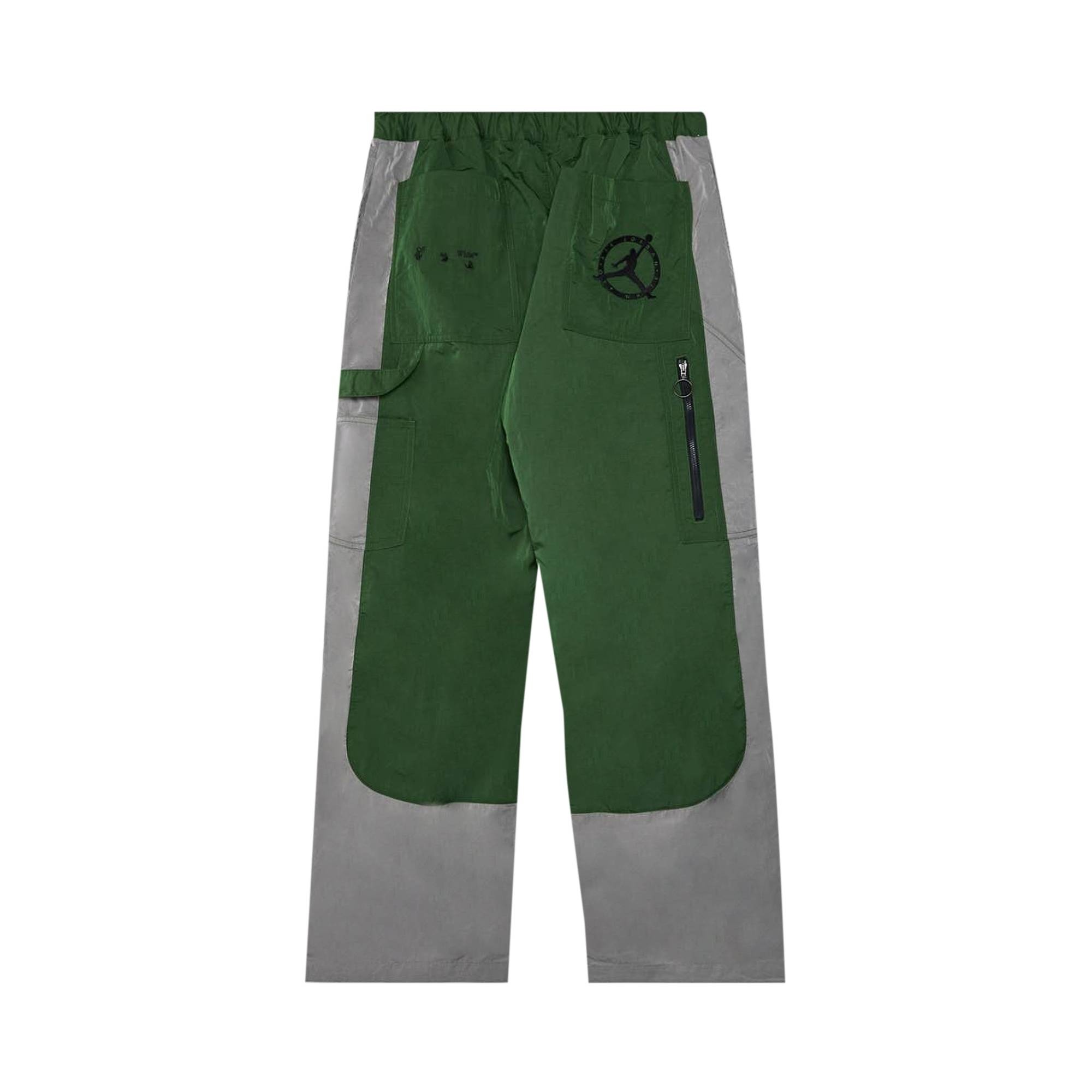 Air Jordan x Off-White MJ Track Pants 'Forest Green/Phantom/Black' - 2