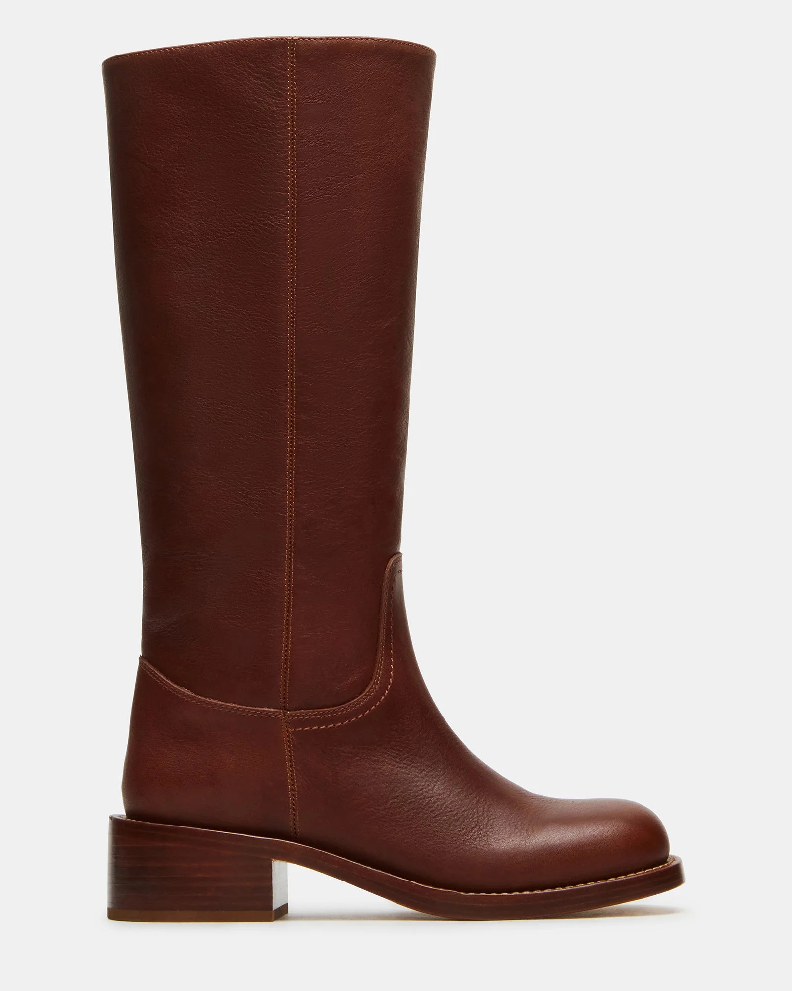 RIGGS RUST LEATHER WIDE CALF - 1