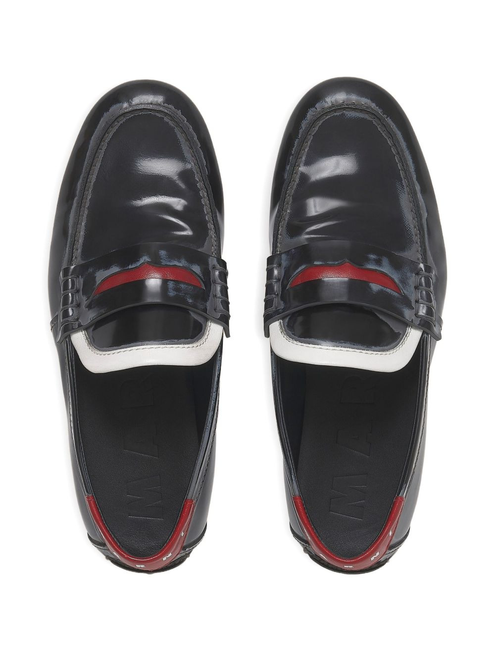 penny-strap leather loafers - 3
