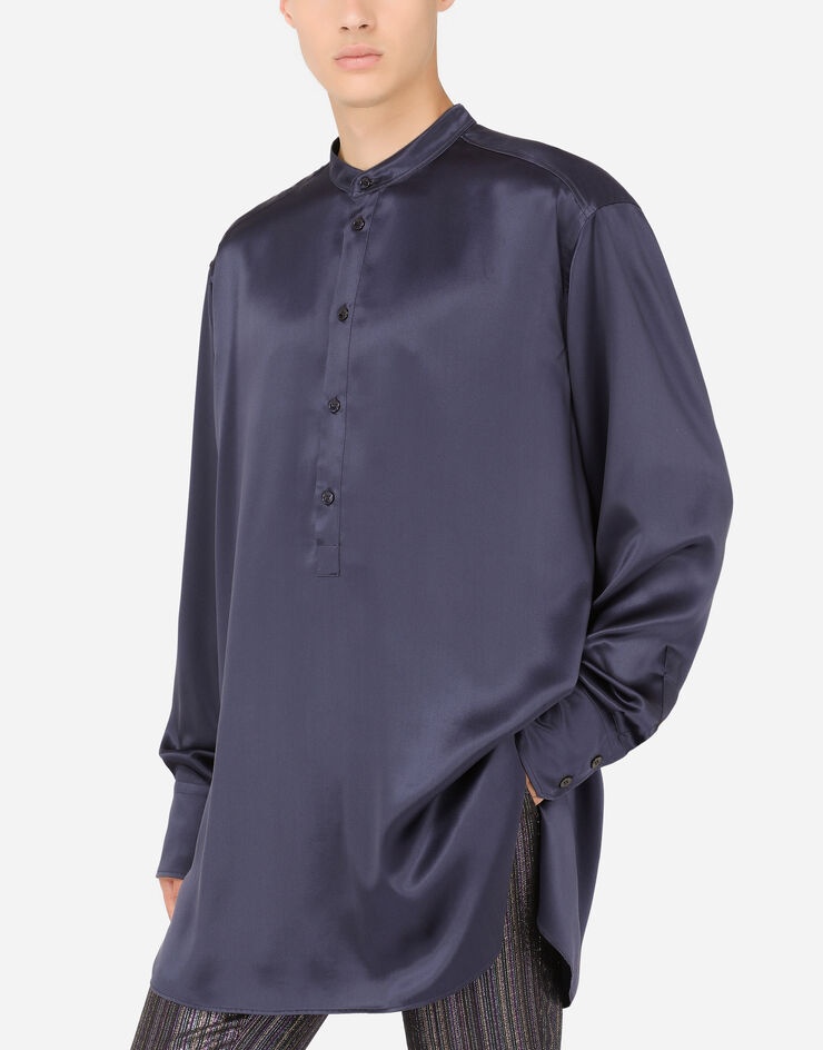 Silk satin shirt - 4