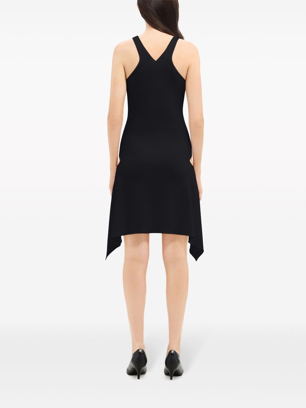 criss-cross jersey mini dress - 4